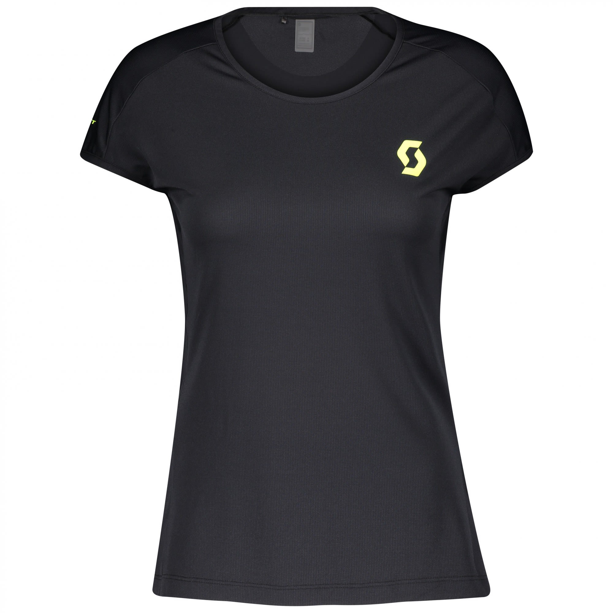 Scott RC RUN Team S-Sl Shirt Schwarz- Female Kurzarm-Shirts- Grsse XS - Farbe Black - Yellow