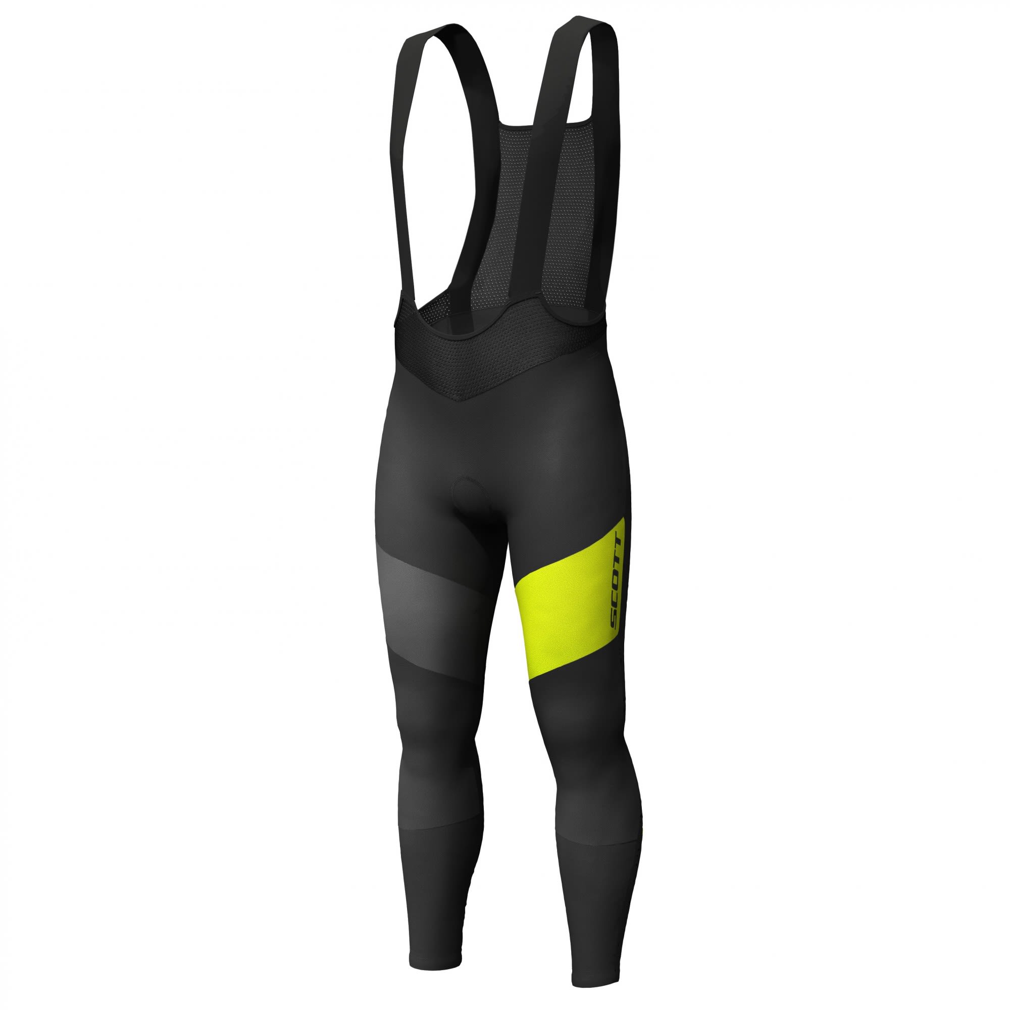 Scott RC Warm WB +++ Tights Schwarz- Male Gore-Tex(R) Hosen- Grsse S - Farbe Black - Sulphur Yellow