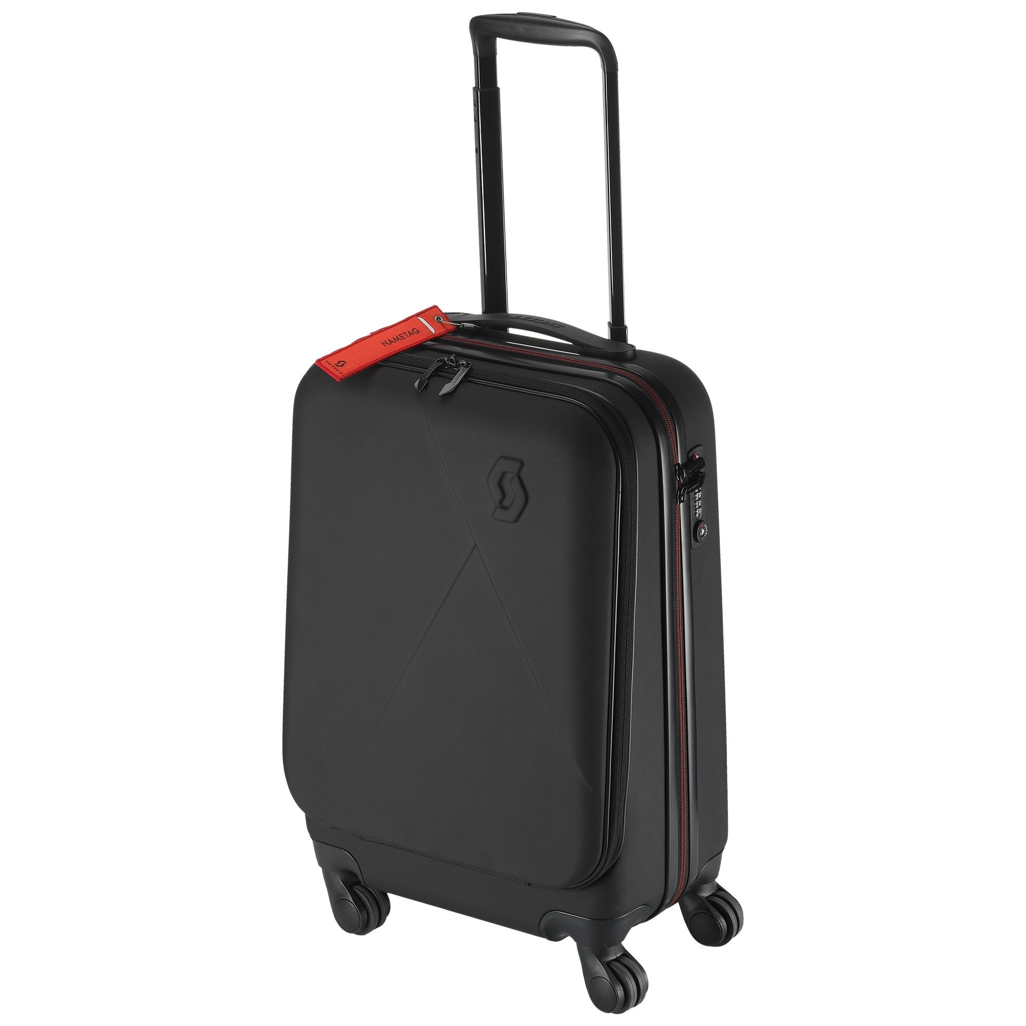 Scott Travel Hardcase 40 Schwarz- Trolleys- Grsse 40l - Farbe Black - Red Clay