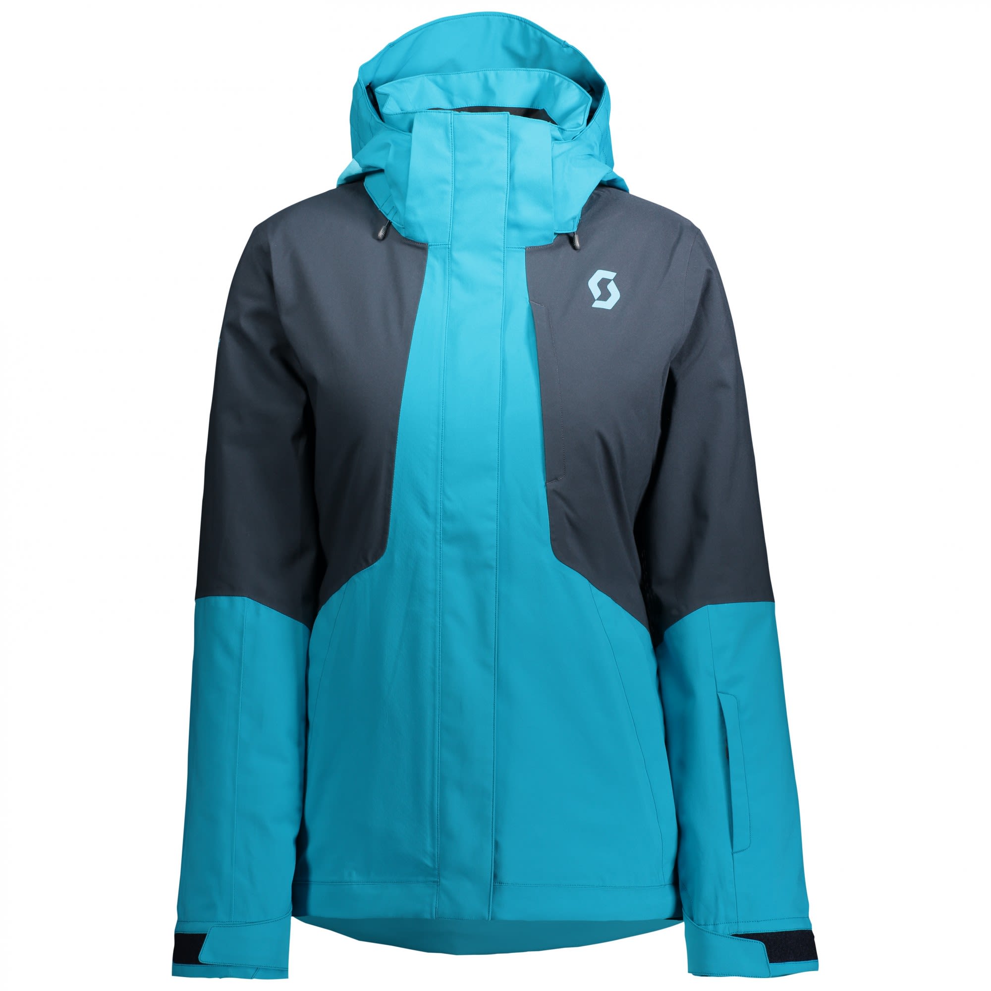 Scott Ultimate Dryo 10 Jacket Colorblock - Blau- Female Daunen Anoraks- Grsse S - Farbe Breeze Blue - Dark Blue