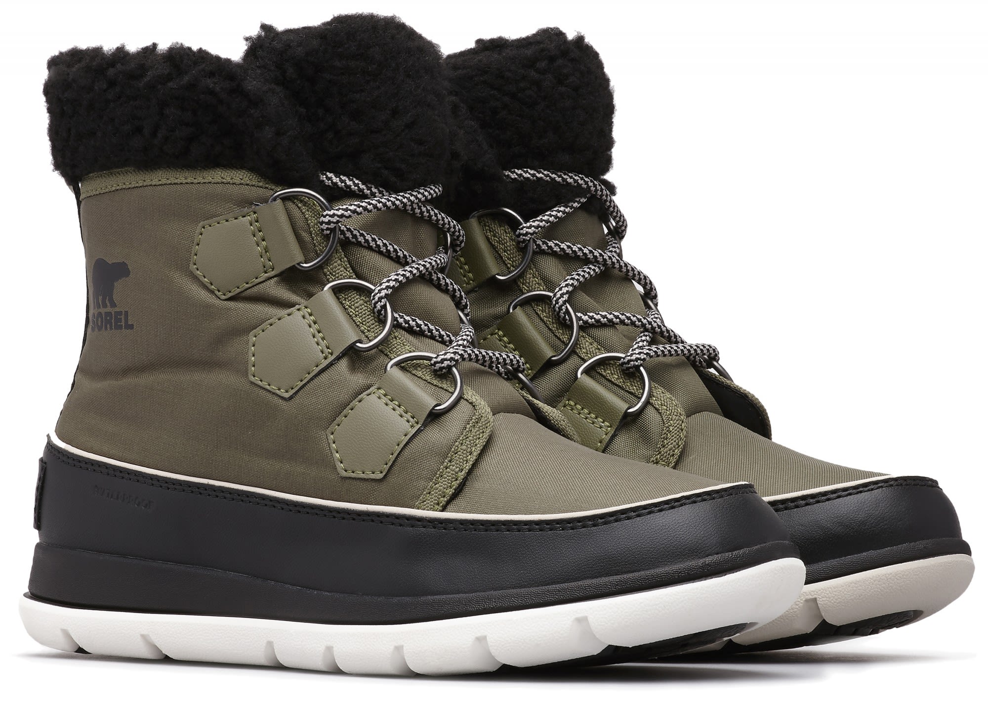 Sorel Explorer Carnival Grn- Female Winterstiefel und -schuhe- Grsse EU 36 - Farbe Hiker Green - Black