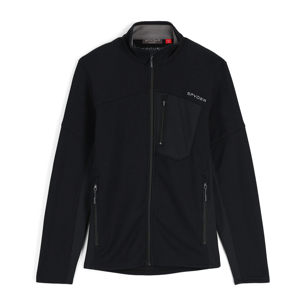 Spyder Bandit Full Zip Jacket Schwarz- Male Anoraks- Grsse S - Farbe Black