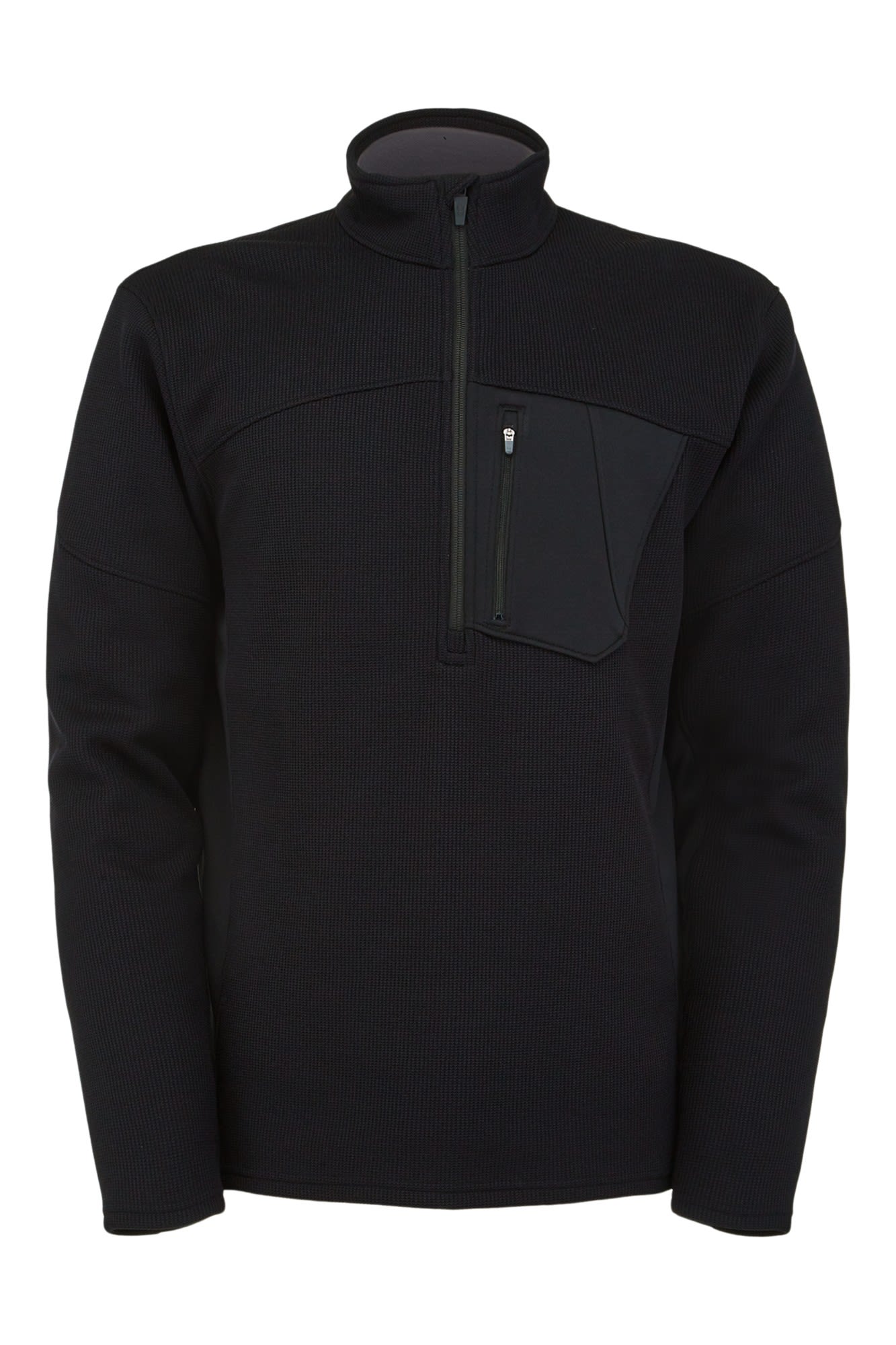 Spyder Bandit Half Zip Jacket Schwarz- Male Freizeitpullover- Grsse S - Farbe Black unter Spyder