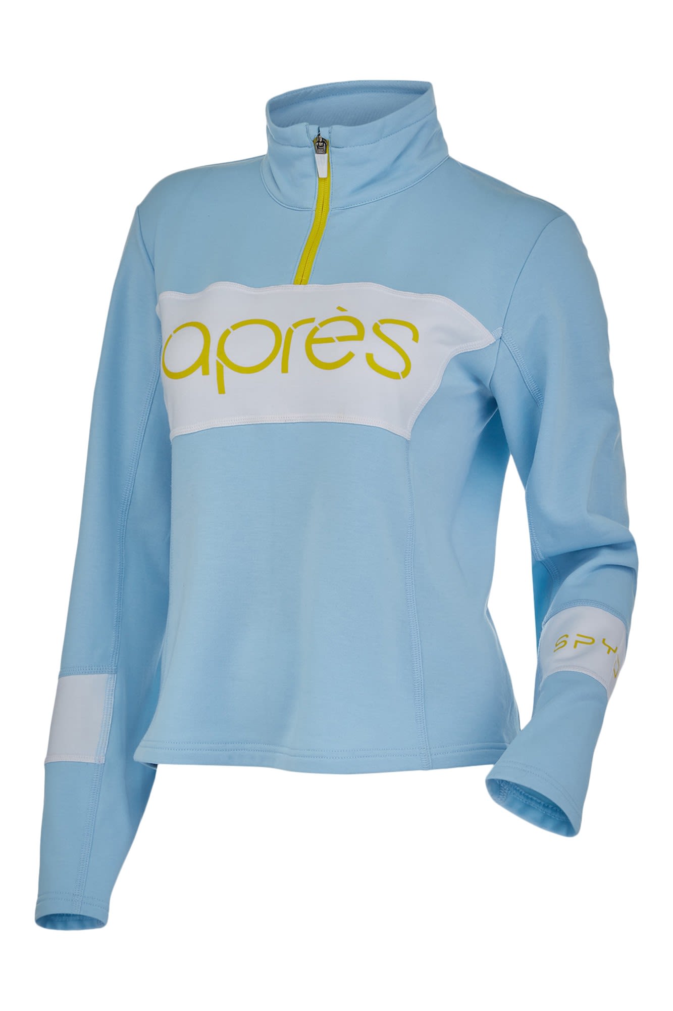 Spyder Speed 1-4 Zip Top Colorblock - Blau- Female Fleece- und Powerstretch-Pullover- Grsse M - Farbe Frost