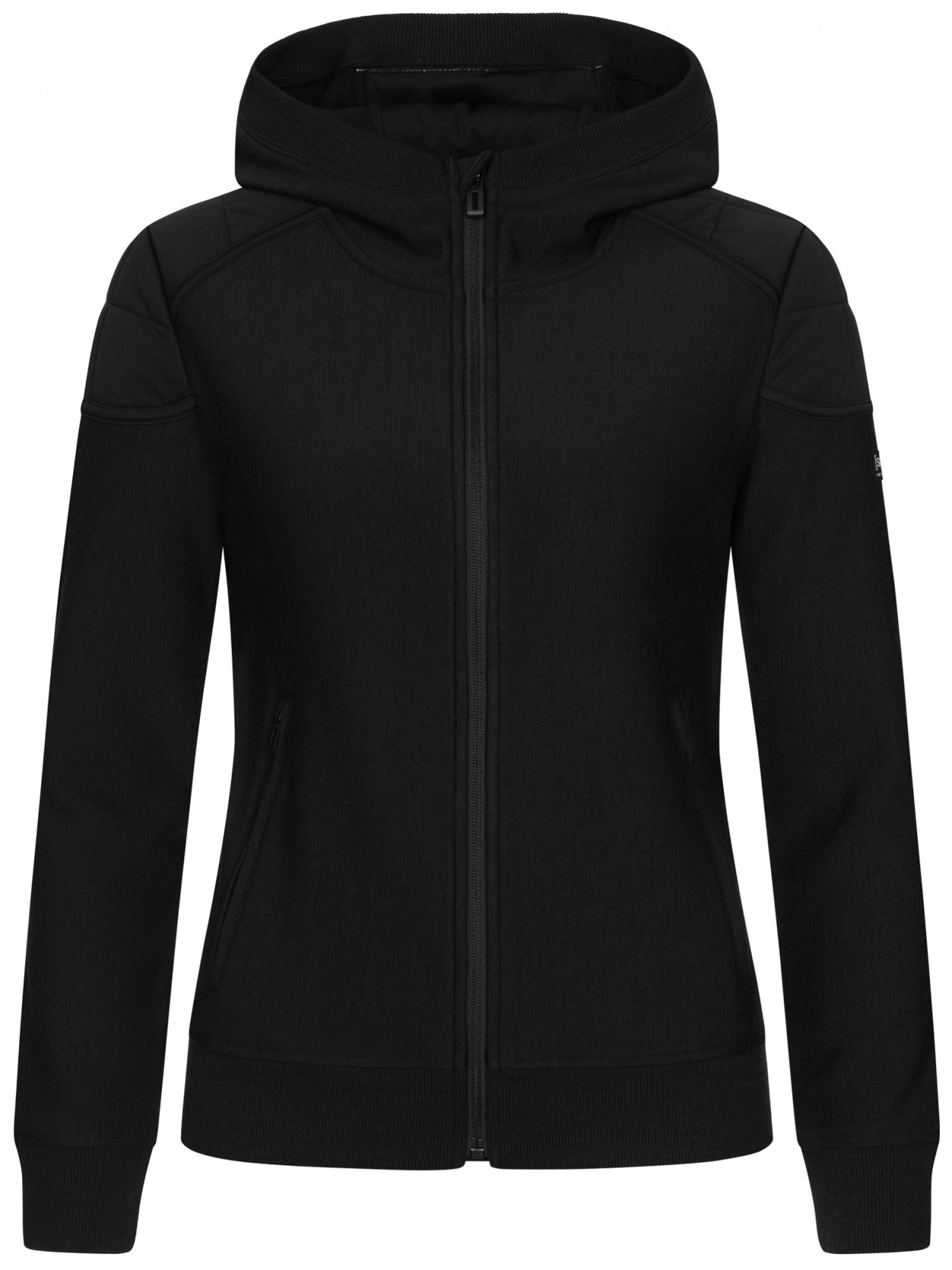 Super-Natural Alpine Jacket Schwarz- Female Merino Ponchos und Capes- Grsse S - Farbe Jet Black