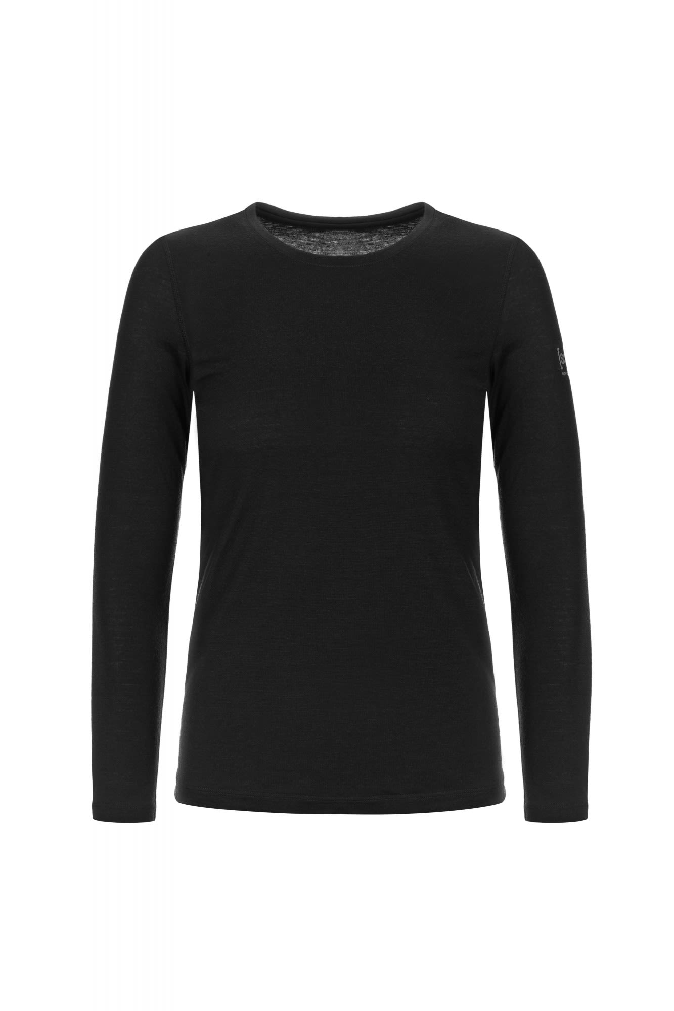 Super-Natural Base Crew Neck 230 Schwarz- Female Merino Oberteile- Grsse S - Farbe Jet Black