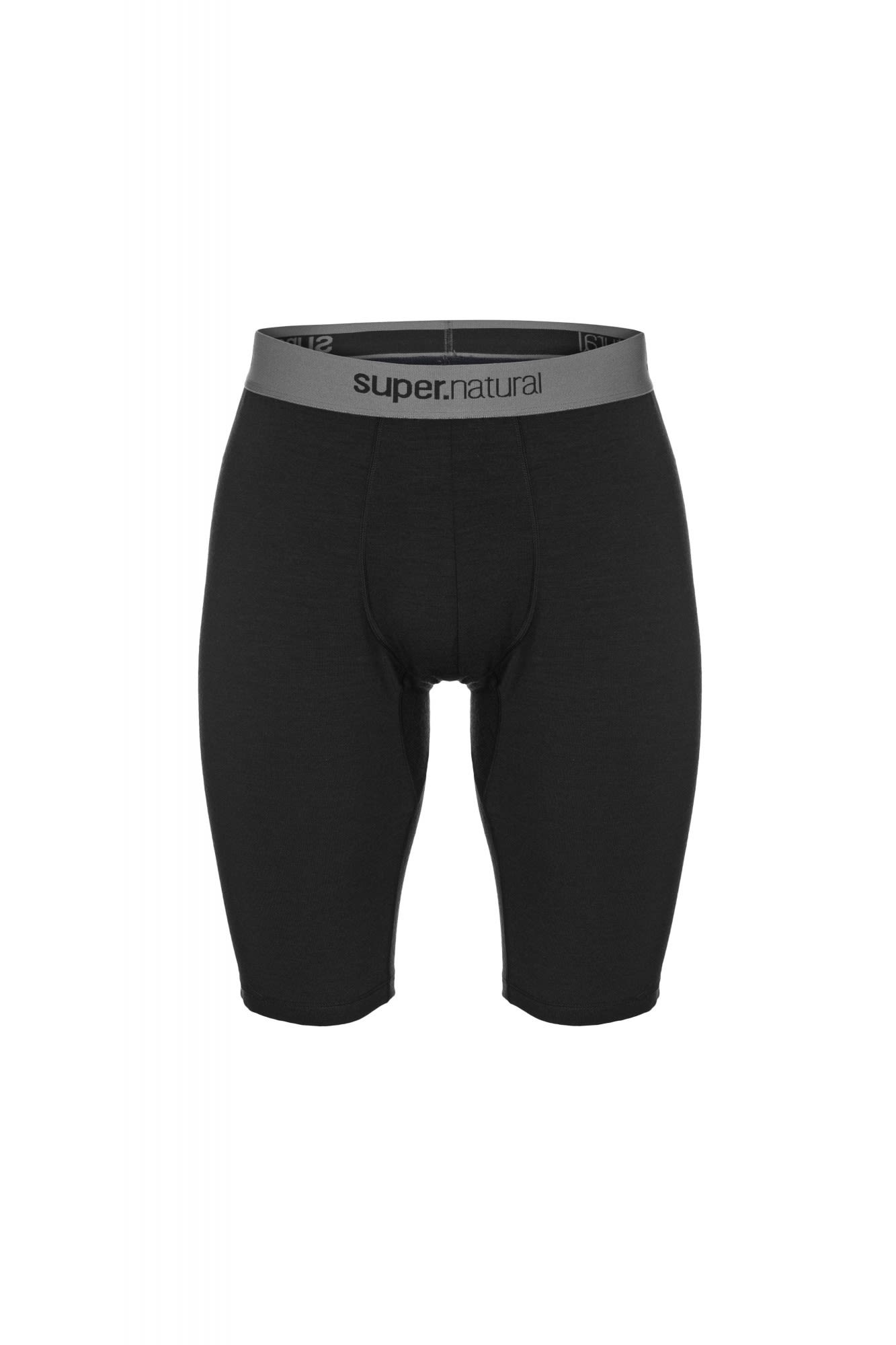 Super-Natural Base Short Tight 175 Schwarz- Male Merino Leggings und Tights- Grsse S - Farbe Jet Black