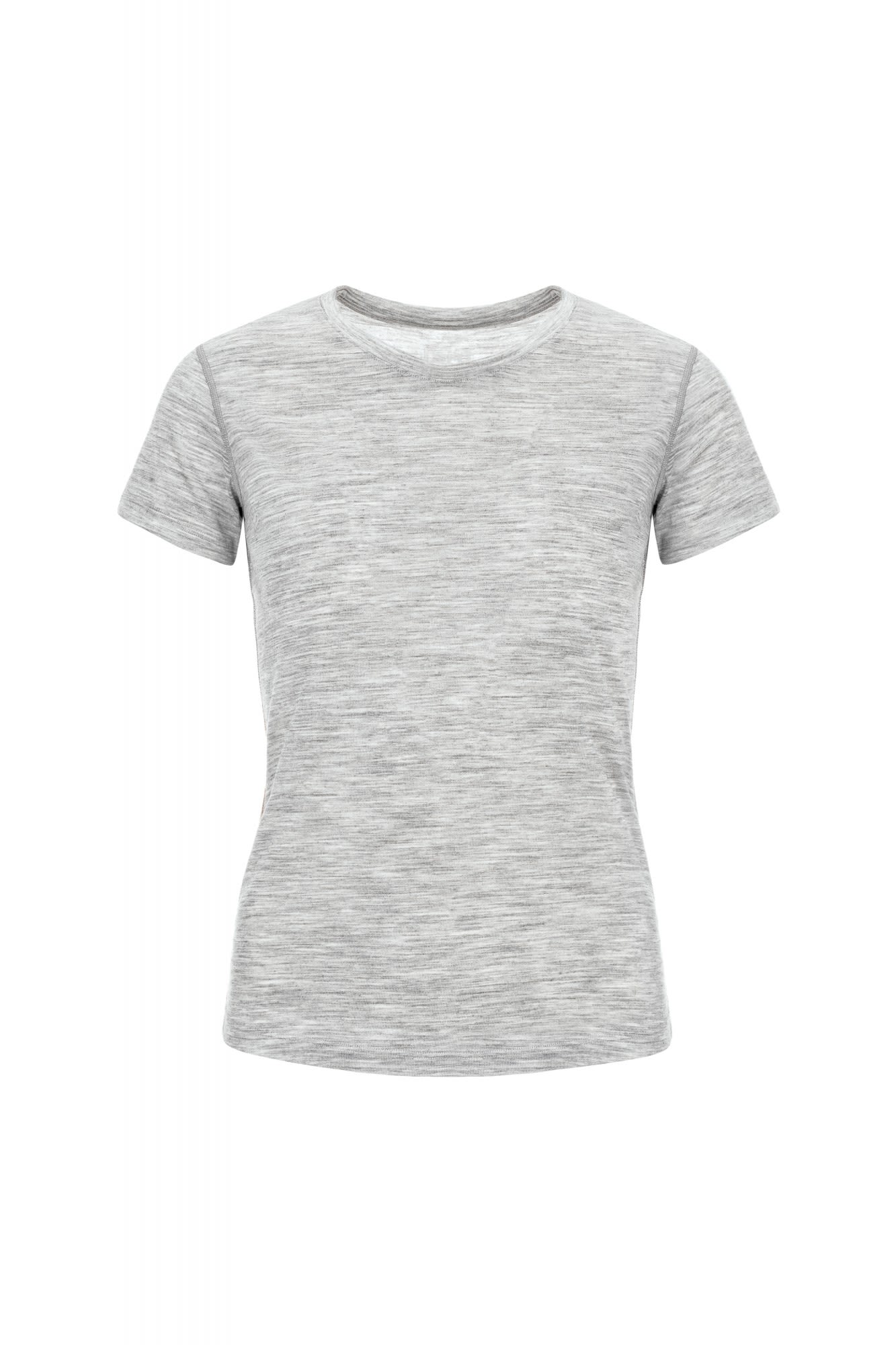 Super-Natural Base Tee 140 Grau- Female Merino Kurzarm-Shirts und Tops- Grsse XS - Farbe Ash Melange