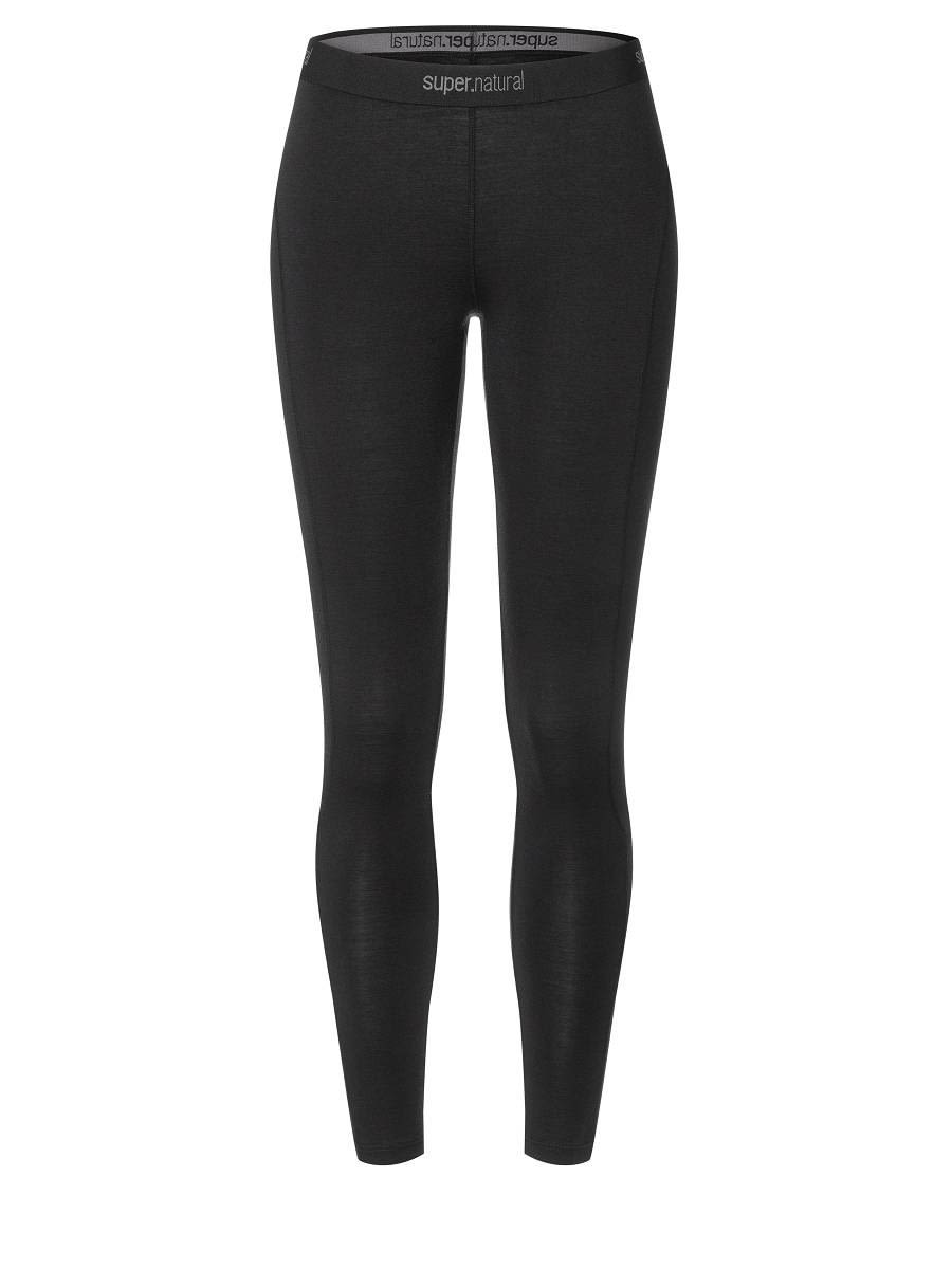 Super-Natural Base Tight 230 Schwarz- Female Merino Unterteile- Grsse XS - Farbe Jet Black