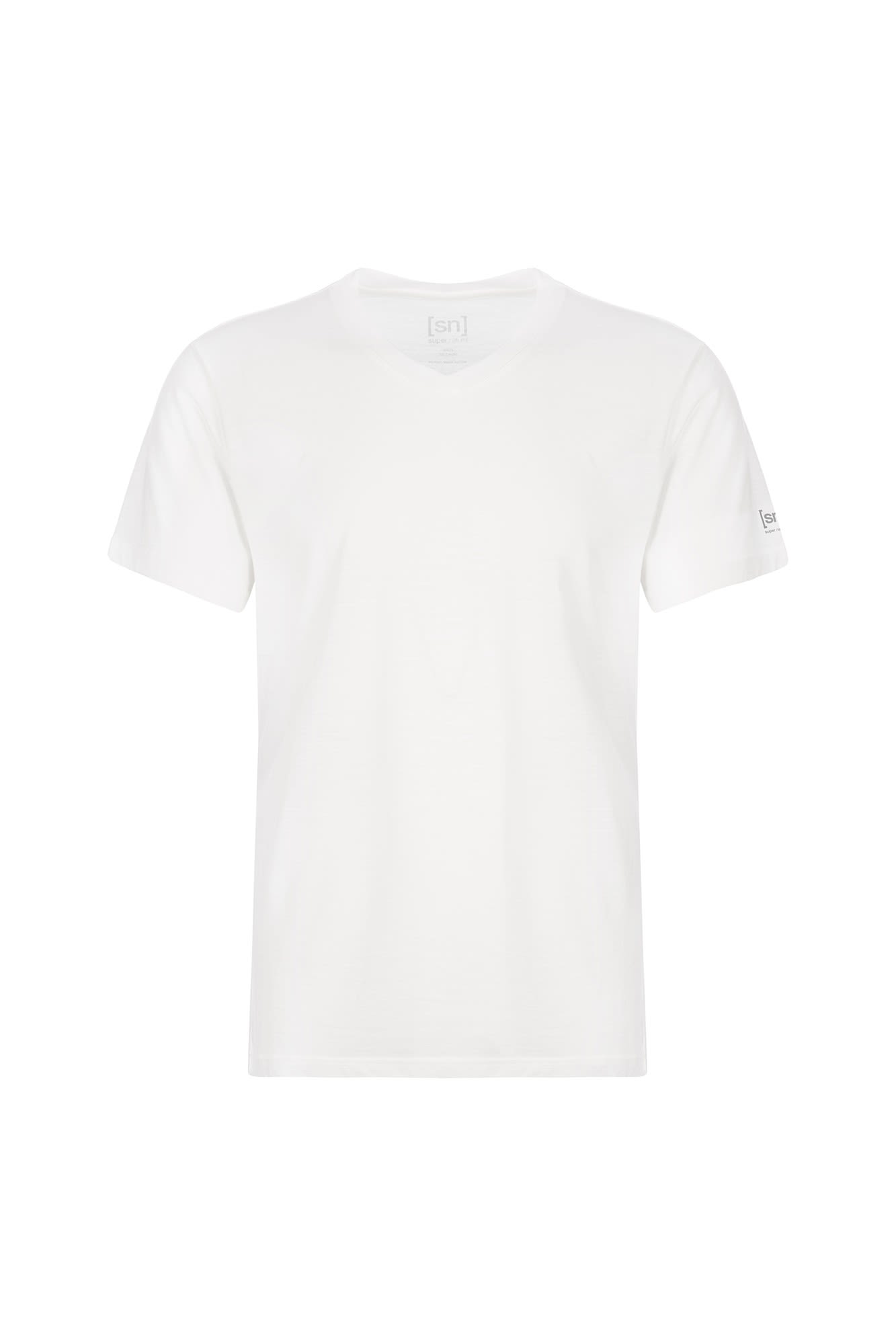 Super-Natural Base V Neck Tee 140 Weiss- Male Merino Oberteile- Grsse S - Farbe Fresh White