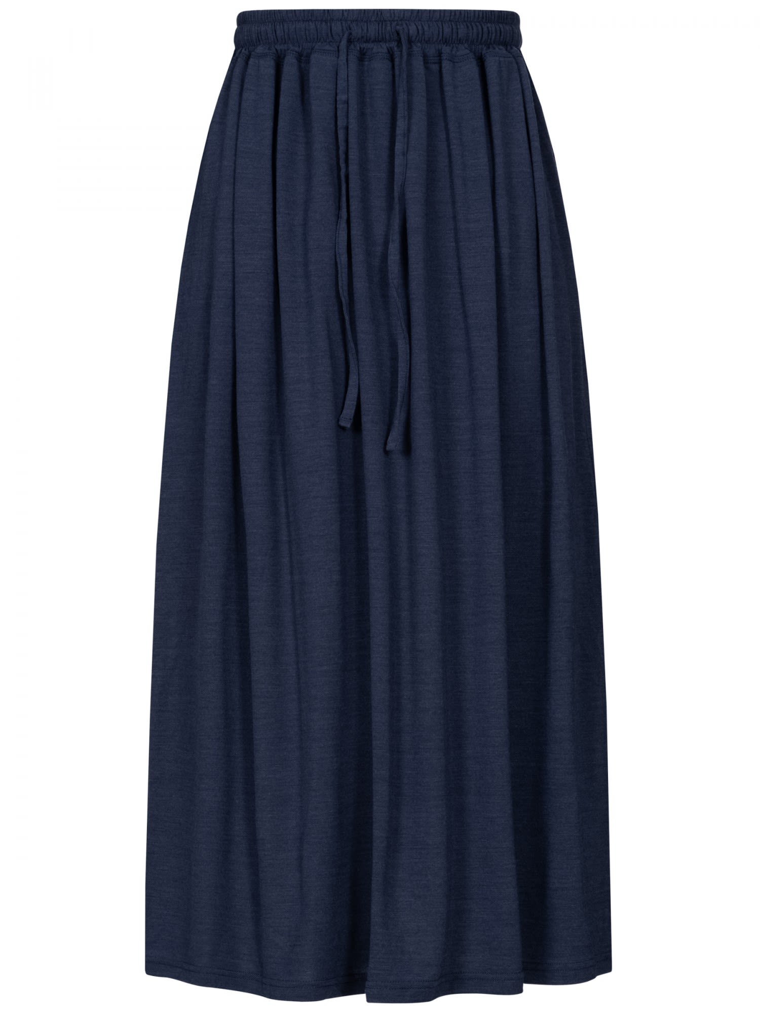Super-Natural Long Skirt Blau- Female Merino Rcke- Grsse XS - Farbe Blue Iris Melange