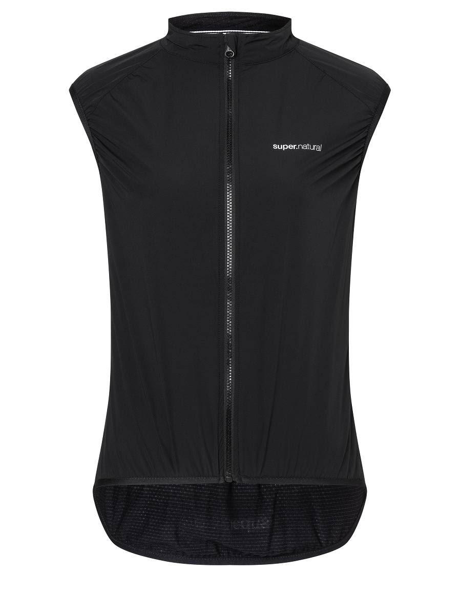 Super-Natural Unstoppable Gilet Schwarz- Female Merino Westen- Grsse XS - Farbe Jet Black