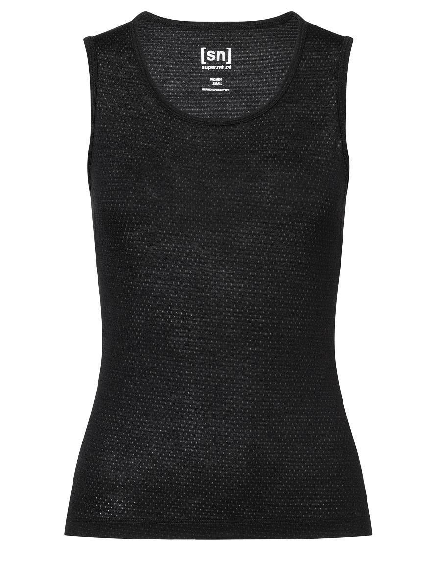 Super-Natural Unstoppable Under Schwarz- Female Merino Kurzarm-Shirts und Tops- Grsse XS - Farbe Jet Black