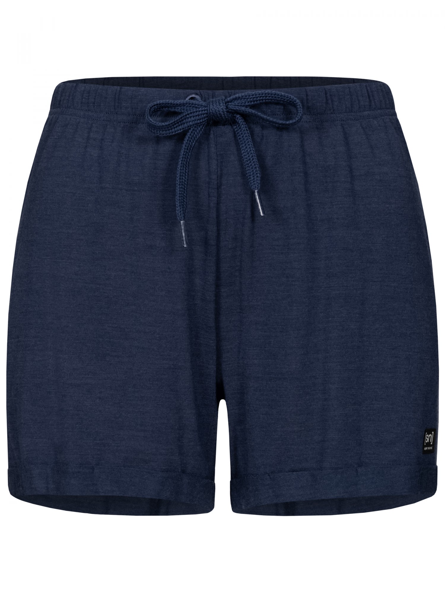 Super-Natural Wide Shorts Blau- Female Merino Hosen- Grsse XS - Farbe Blue Iris Melange