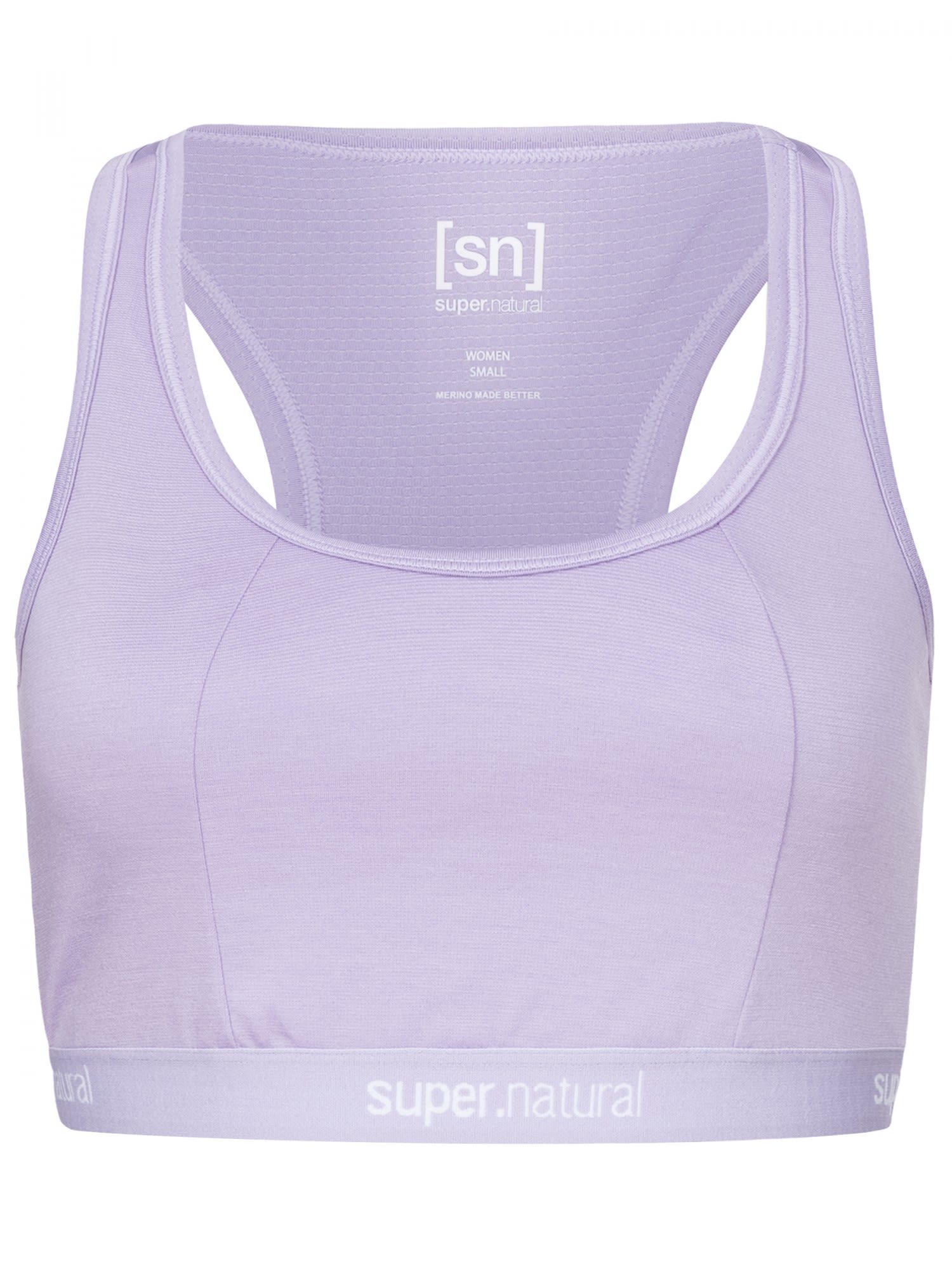 Super-Natural Yoga Bustier Lila- Female Merino Sport-BHs- Grsse S - Farbe Wisteria