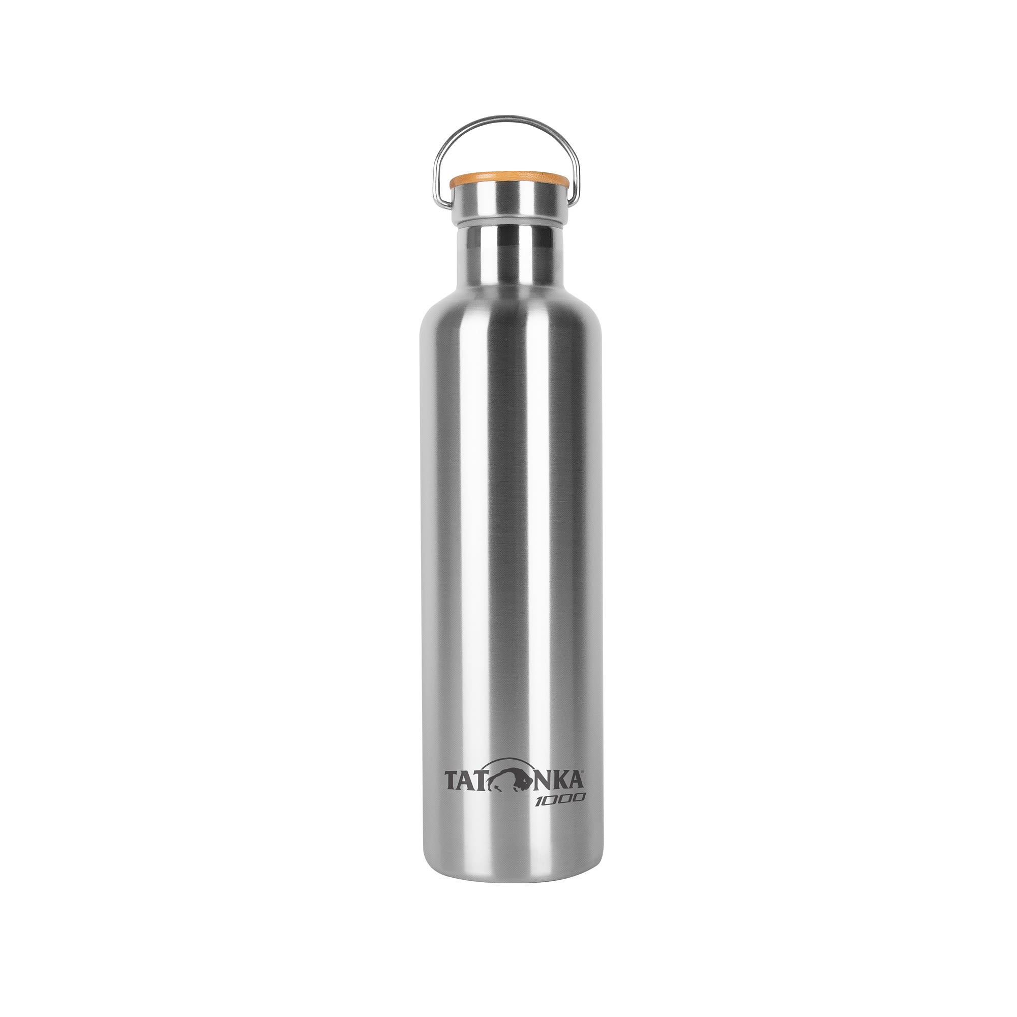 Tatonka Hot + Cold Stuff Bamboo LID 1000 Grau- Becher und Trinkflaschen- Grsse 1-0 l - Farbe Silber