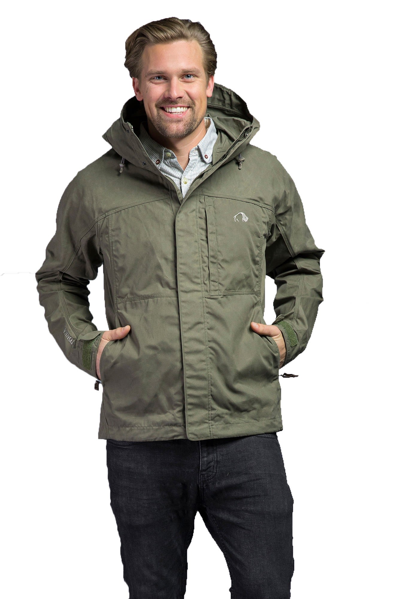 Tatonka Jesper Hooded Jacket Grn- Male Jacken- Grsse L - Farbe Olive