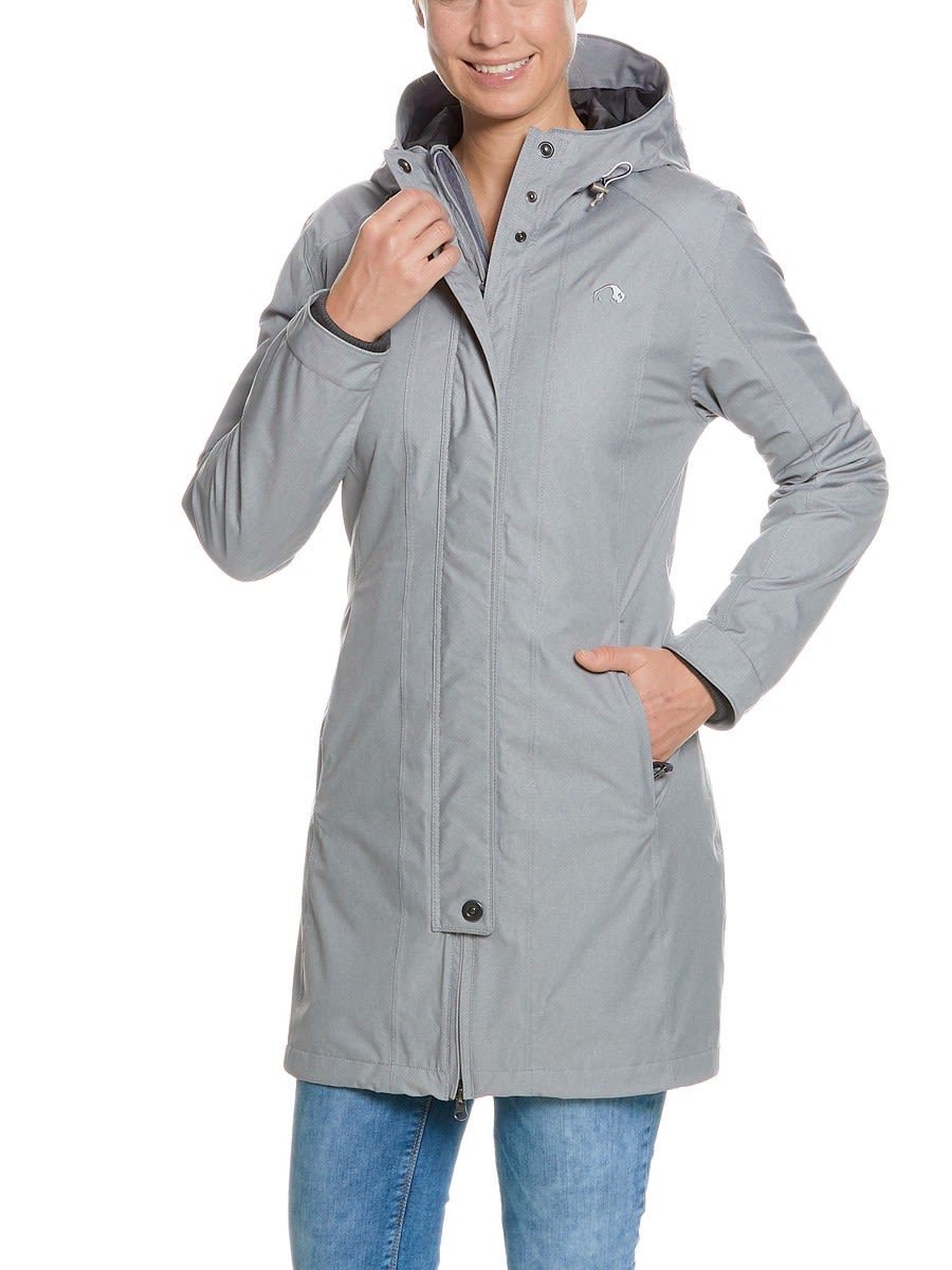 Tatonka Jores Coat Grau- Female Freizeitmntel- Grsse 34 - Farbe Pebble Grey unter Tatonka