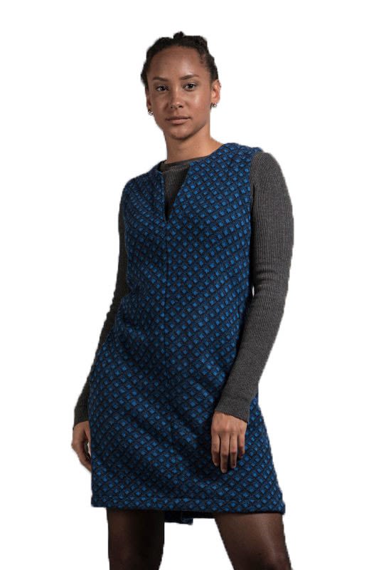 Tatonka Kolma Dress Blau- Female Kleider- Grsse 38 - Farbe Deep Blue