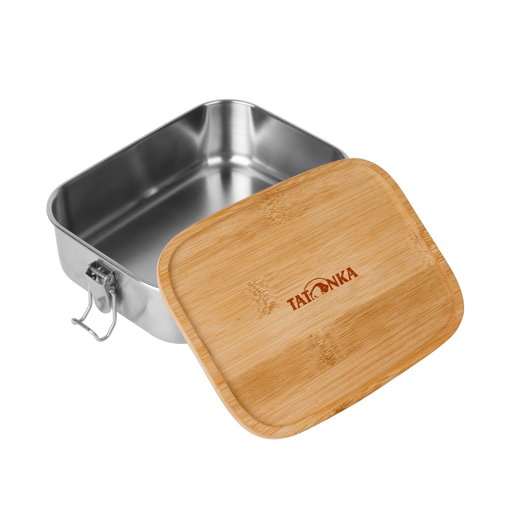 Tatonka Lunch BOX I 1000 Bamboo Grau- Geschirr und Besteck- Grsse 1-0l - Farbe Silber - Holz