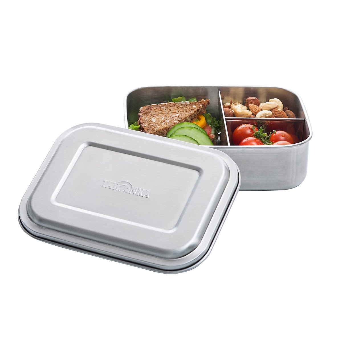 Tatonka Lunch BOX III 1000 Grau- Geschirr und Besteck- Grsse 1-0l - Farbe Silver