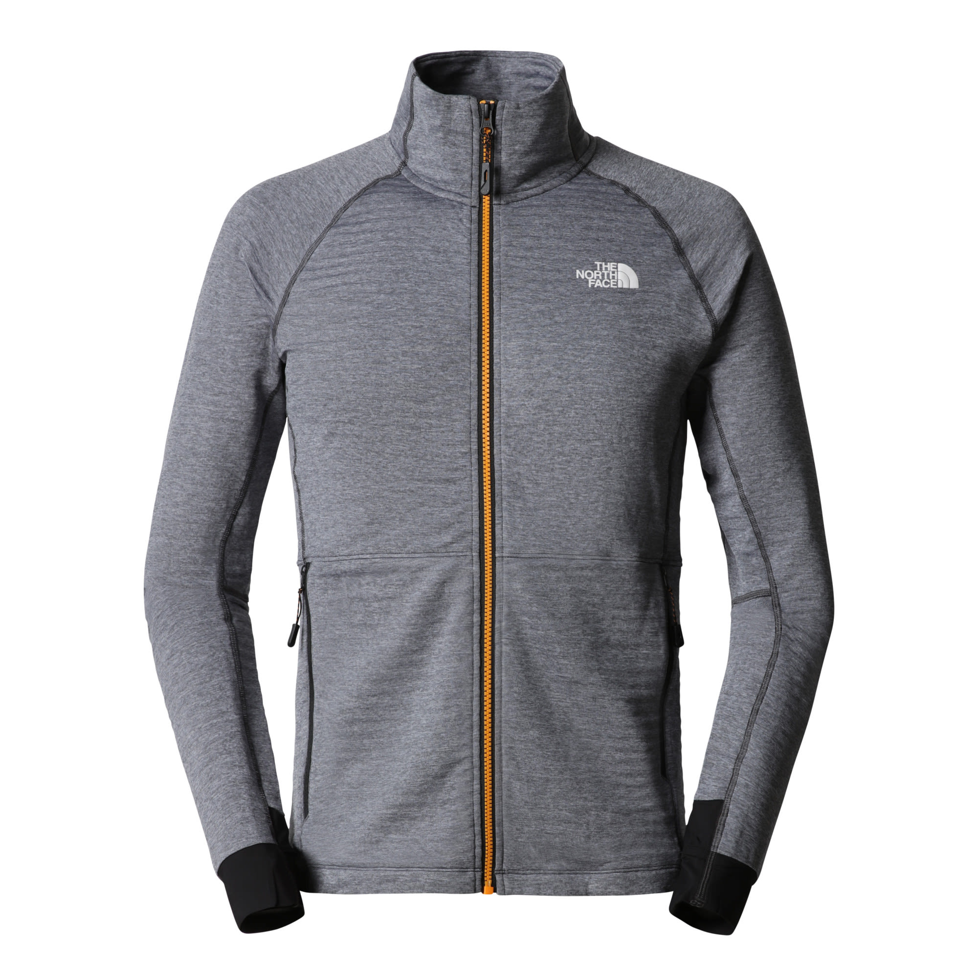 The North Face Bolt Full-Zip Jacket Grau- Male Ponchos und Capes- Grsse S - Farbe Asphalt Grey Dark Heather