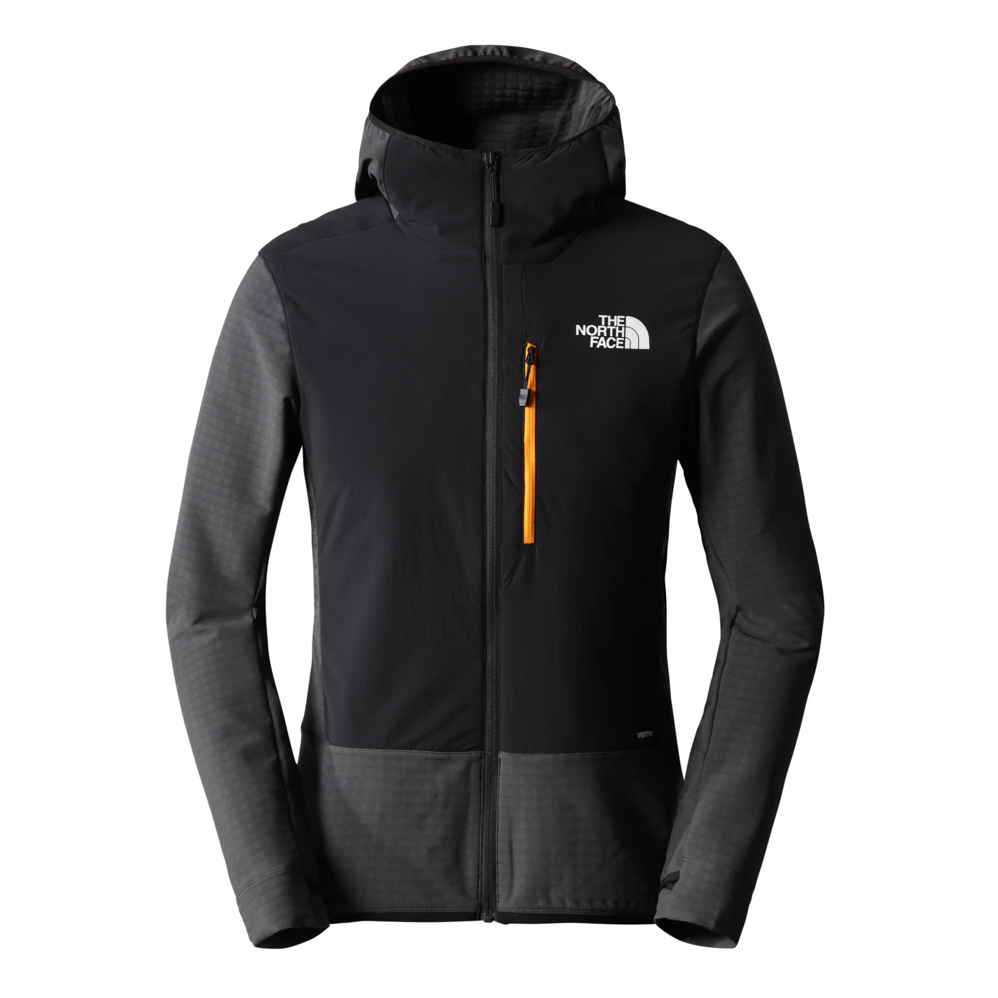 The North Face Dawn Turn Hybrid Ventrix Midlayer Colorblock - Grau - Schwarz- Male Ponchos und Capes- Grsse S - Farbe Asphalt Grey - TNF Black