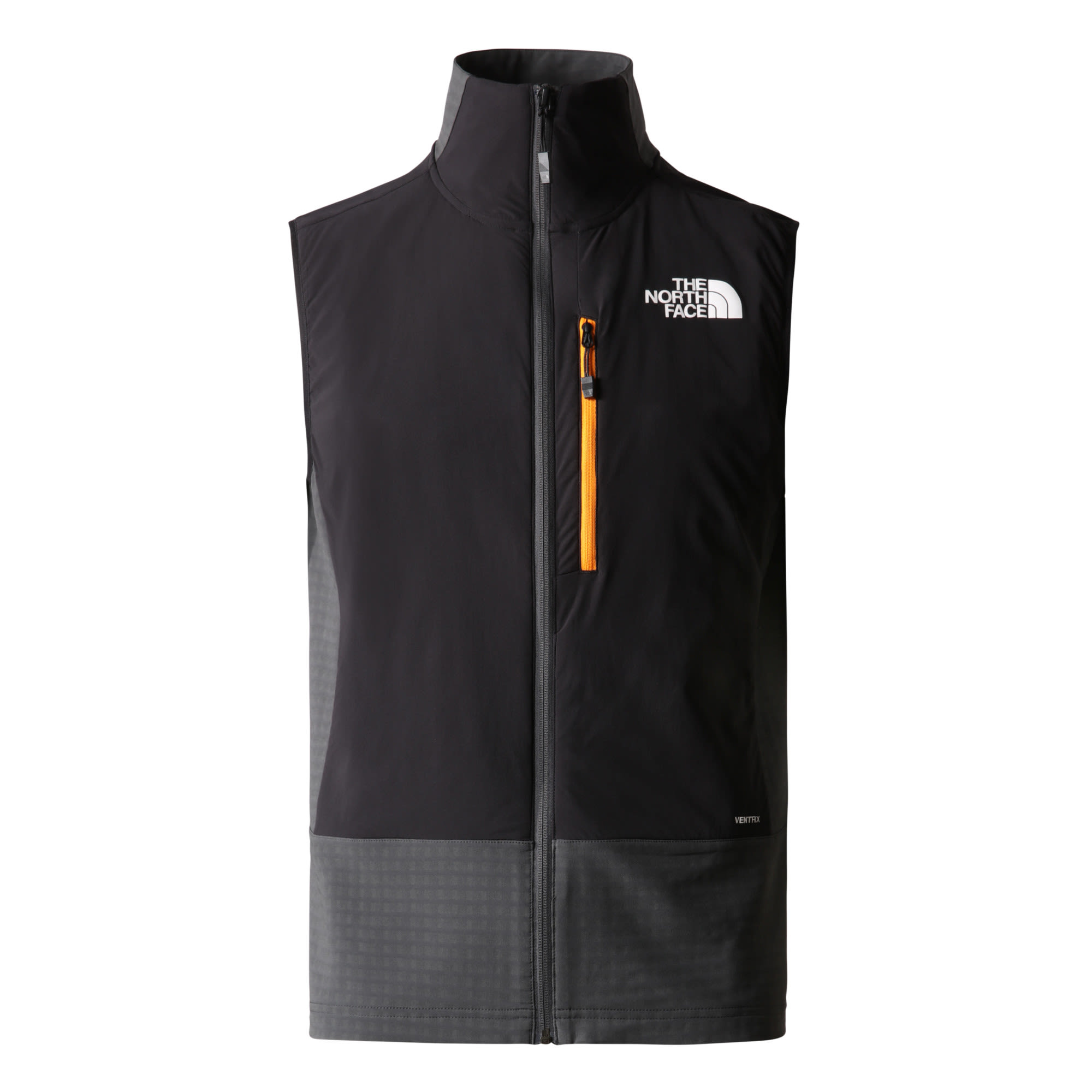 The North Face Dawn Turn Hybrid Ventrix Vest Colorblock - Schwarz- Male Isolationswesten- Grsse S - Farbe Asphalt Grey - TNF Black