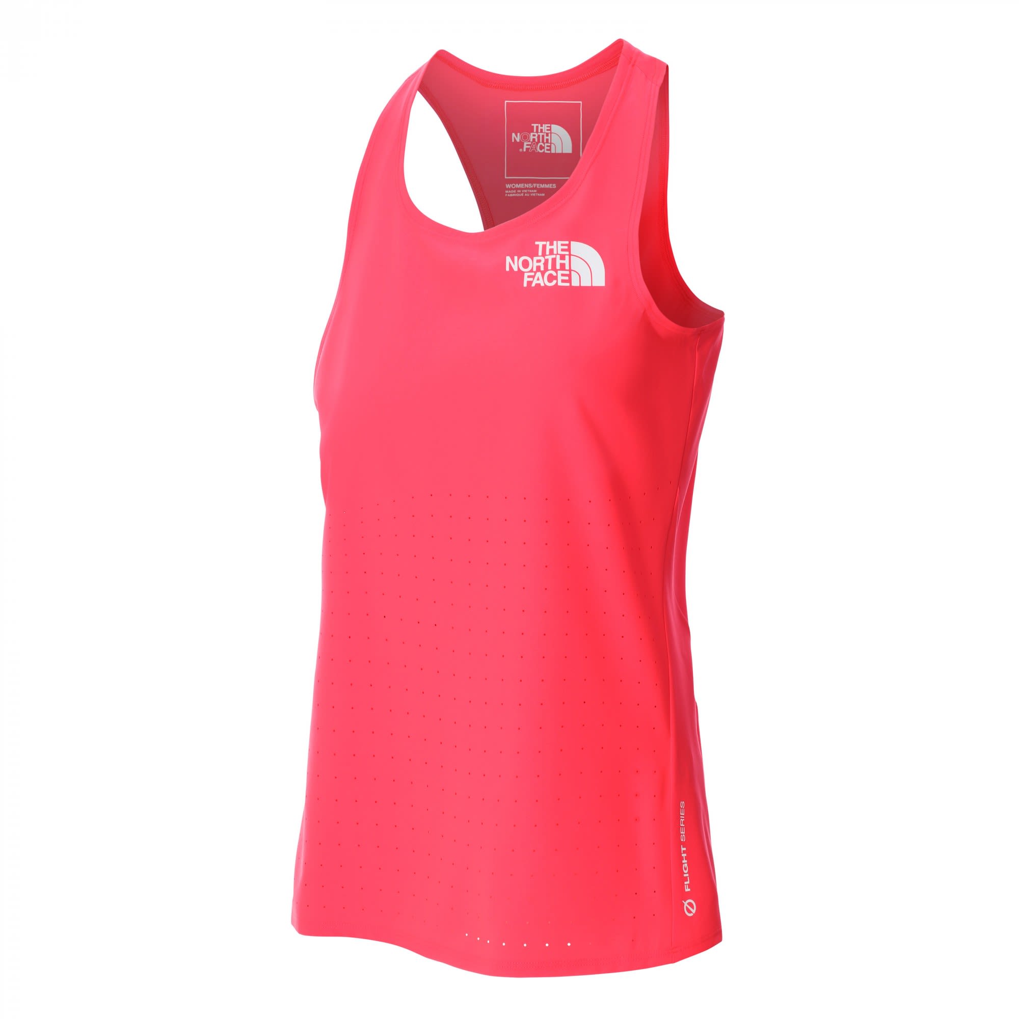 The North Face Flight Weightless Tank Pink- Female Tops - rmellose Shirts- Grsse M - Farbe Brilliant Coral