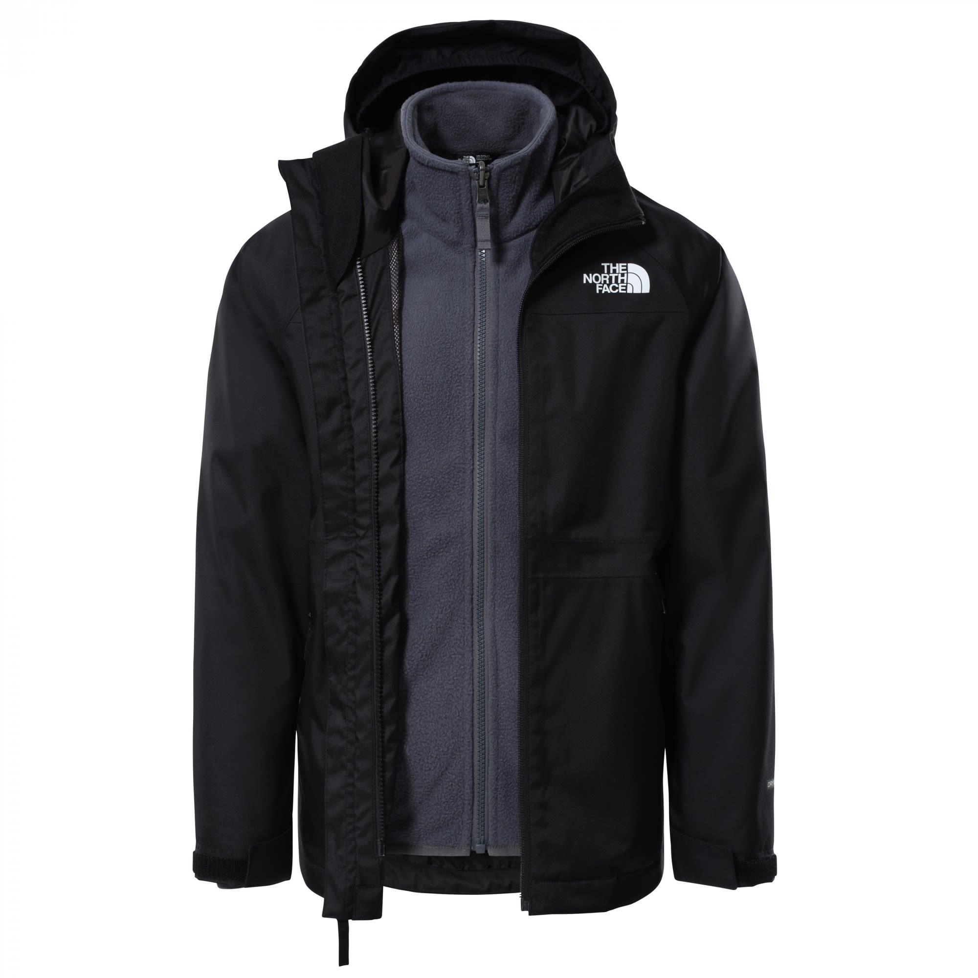 The North Face Girls Vortex Triclimate Grau - Schwarz- Female Ponchos und Capes- Grsse S - Farbe TNF Black - Vanadis Grey