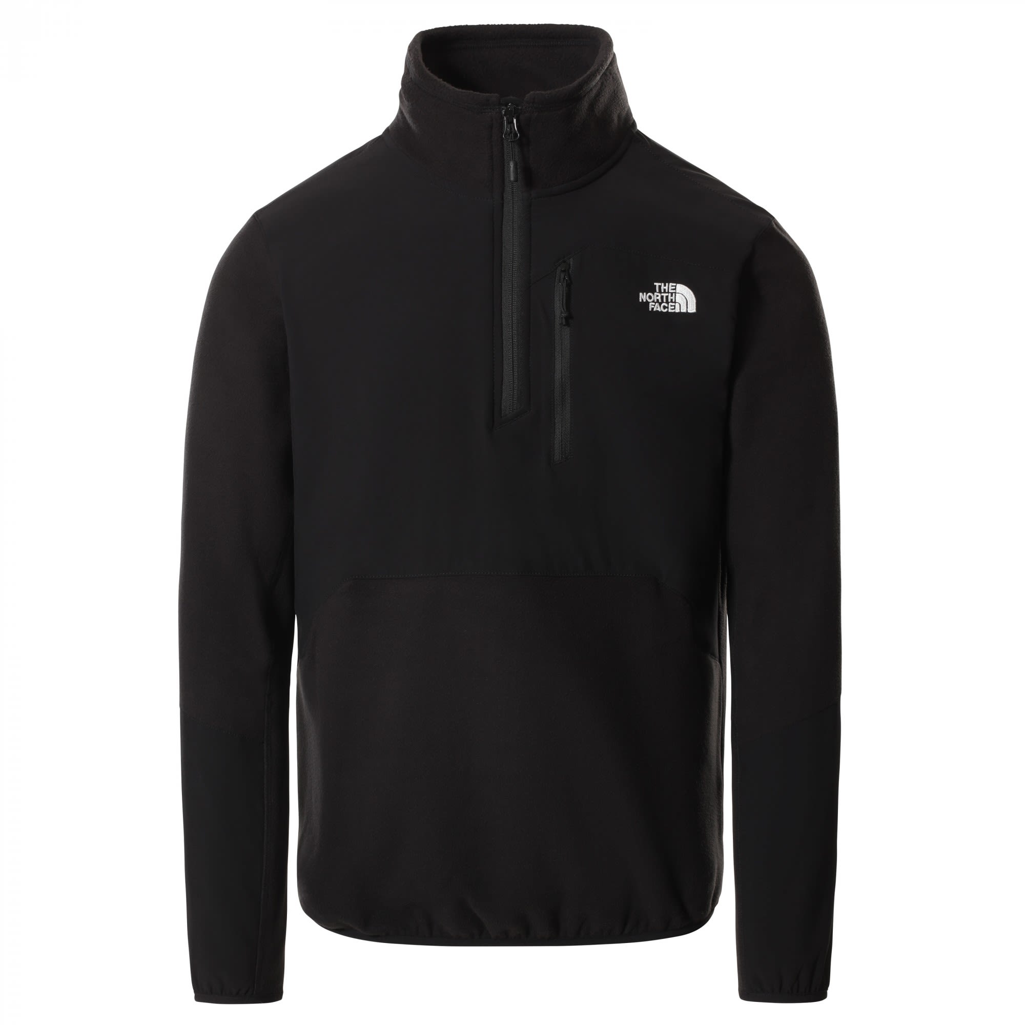 The North Face Glacier Pro 1-4 Zip Schwarz- Male Fleece- und Powerstretch-Pullover- Grsse XS - Farbe TNF Black - TNF Black