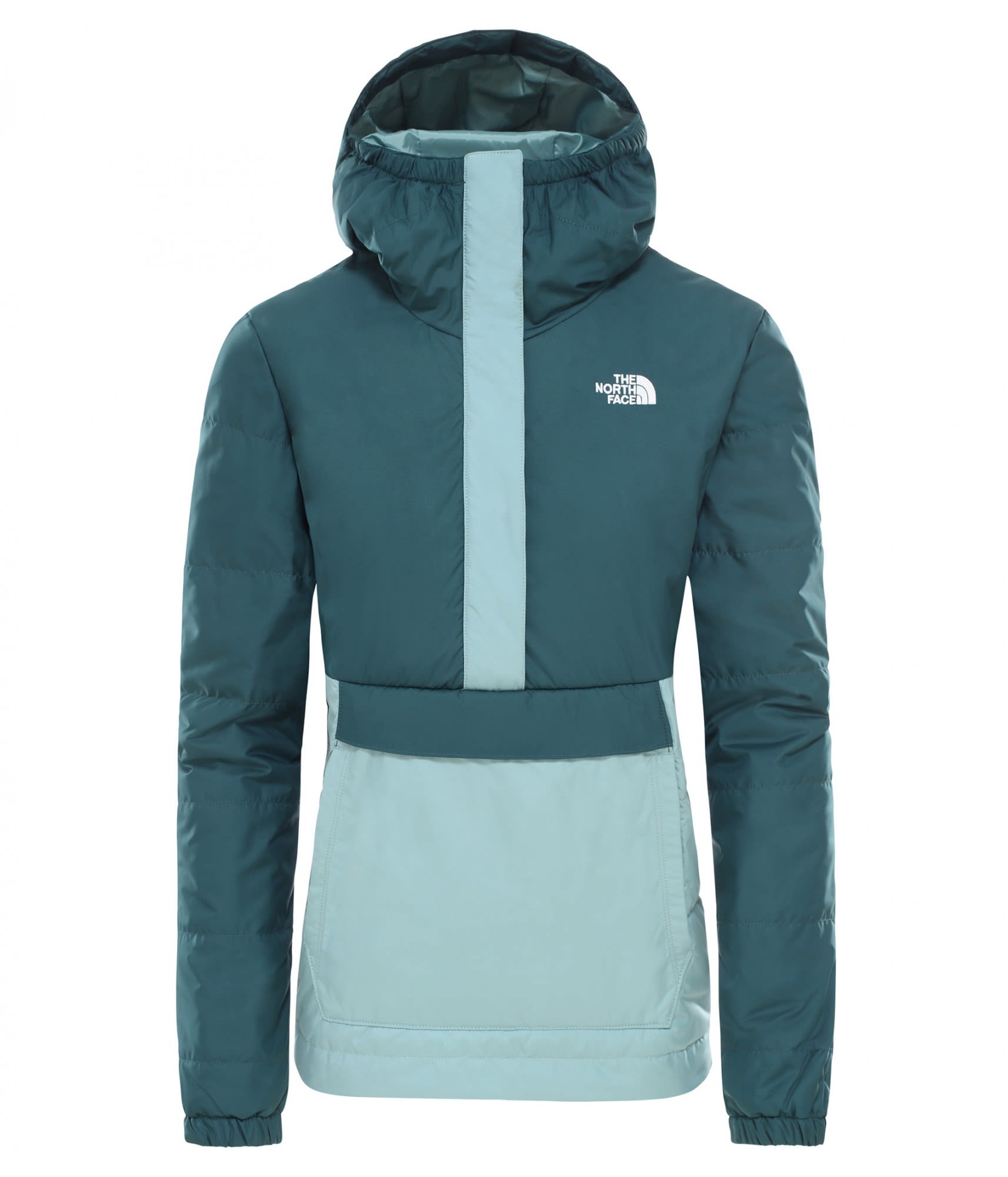 The North Face Insulated Fanorak Colorblock - Grn- Female Anoraks- Grsse XS - Farbe Ponderosa Green - Trellis Green