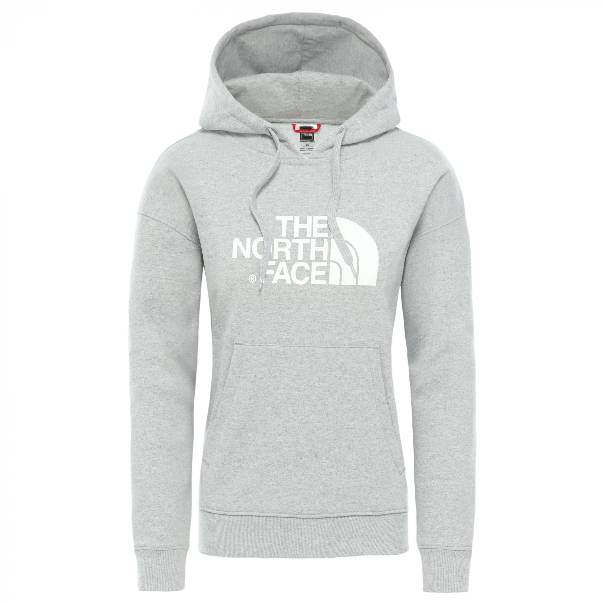 The North Face Light Drew Peak Hoodie Grau- Female Sweaters und Hoodies- Grsse XL - Farbe TNF Light Grey Heather - TNF White