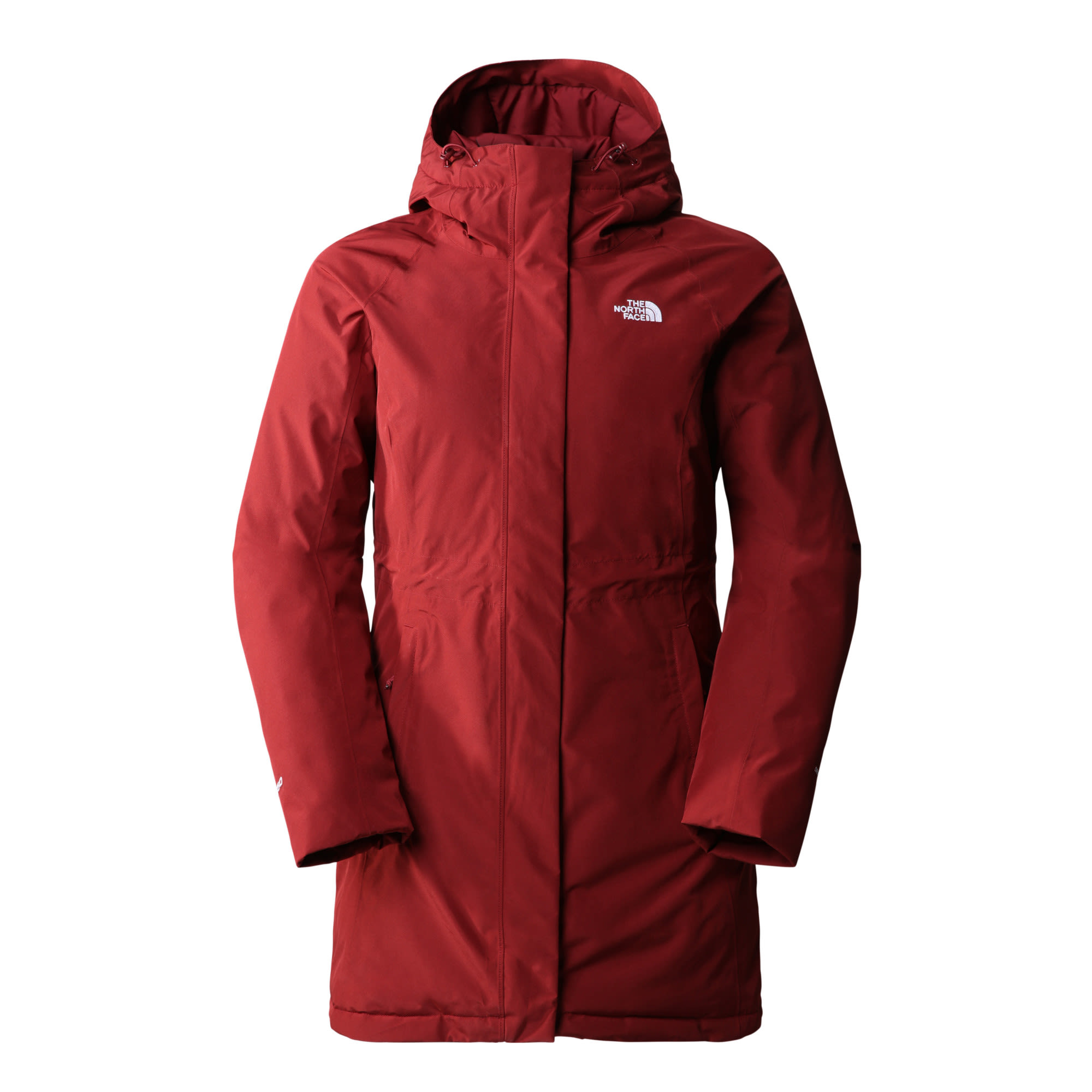The North Face Recycled Brooklyn Parka Rot- Female Daunen Parkas- Grsse XS - Farbe Cordovan