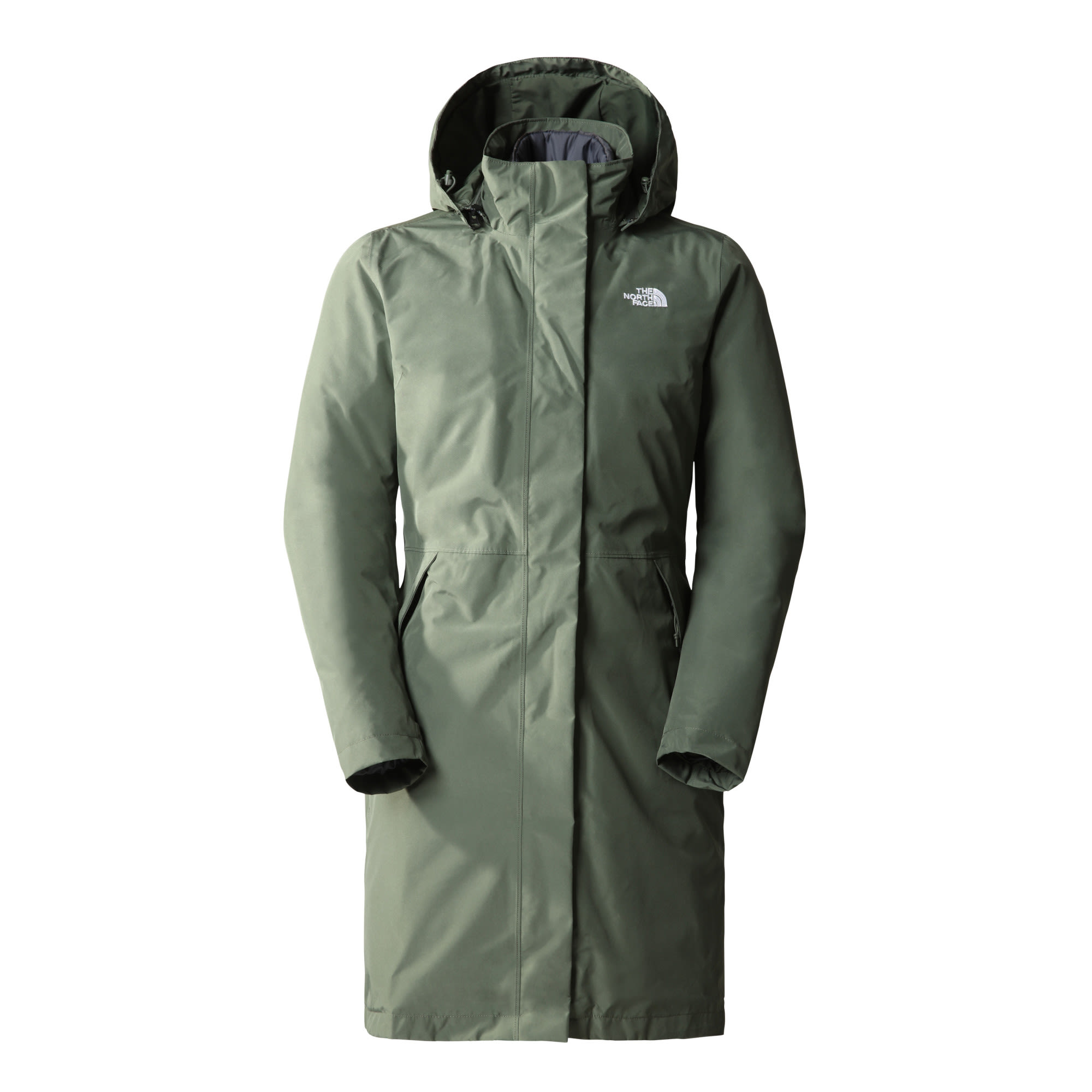 The North Face Recycled Suzanne Triclimate Parka Grau - Grn- Female Daunen Parkas- Grsse S - Farbe Thyme - Vanadis Grey