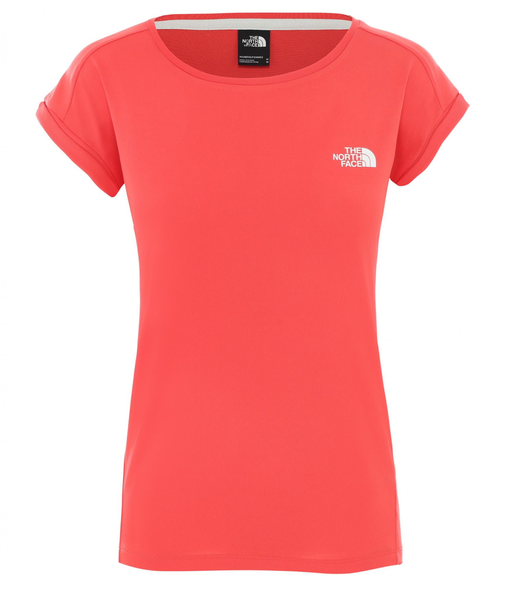 The North Face Tanken Tank Rot- Female Kurzarm-Shirts- Grsse XS - Farbe Cayenne Red - TNF White