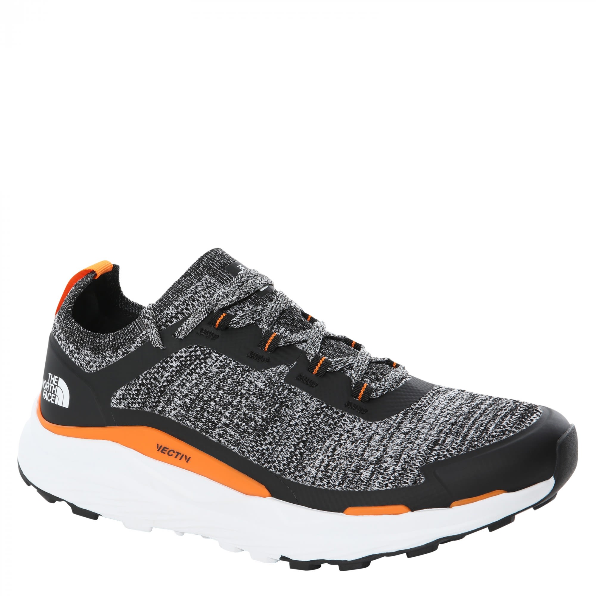The North Face Vectiv Escape Grau- Male Trailrunning- und Laufschuhe- Grsse EU 43 - Farbe TNF Black - TNF White