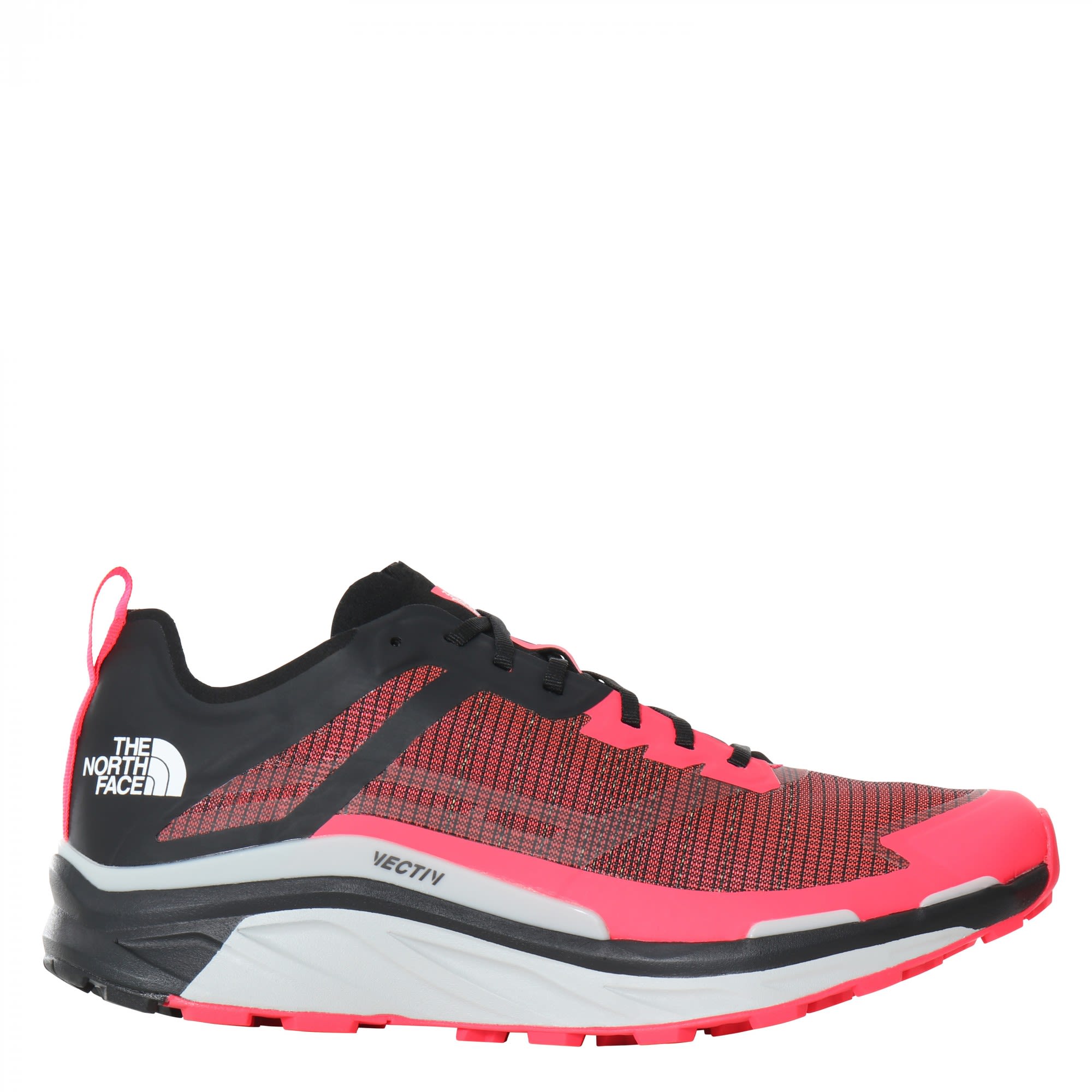 The North Face Vectiv Infinite Pink- Male Trailrunning- und Laufschuhe- Grsse EU 42 - Farbe Brilliant Coral - TNF Black
