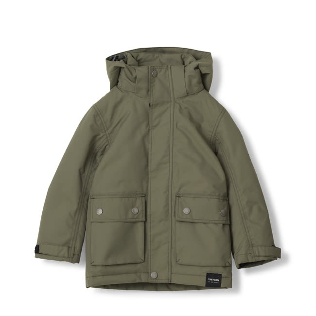Tretorn Kids Clart Parka Oliv- Anoraks- Grsse 122 - 128 - Farbe Field Green