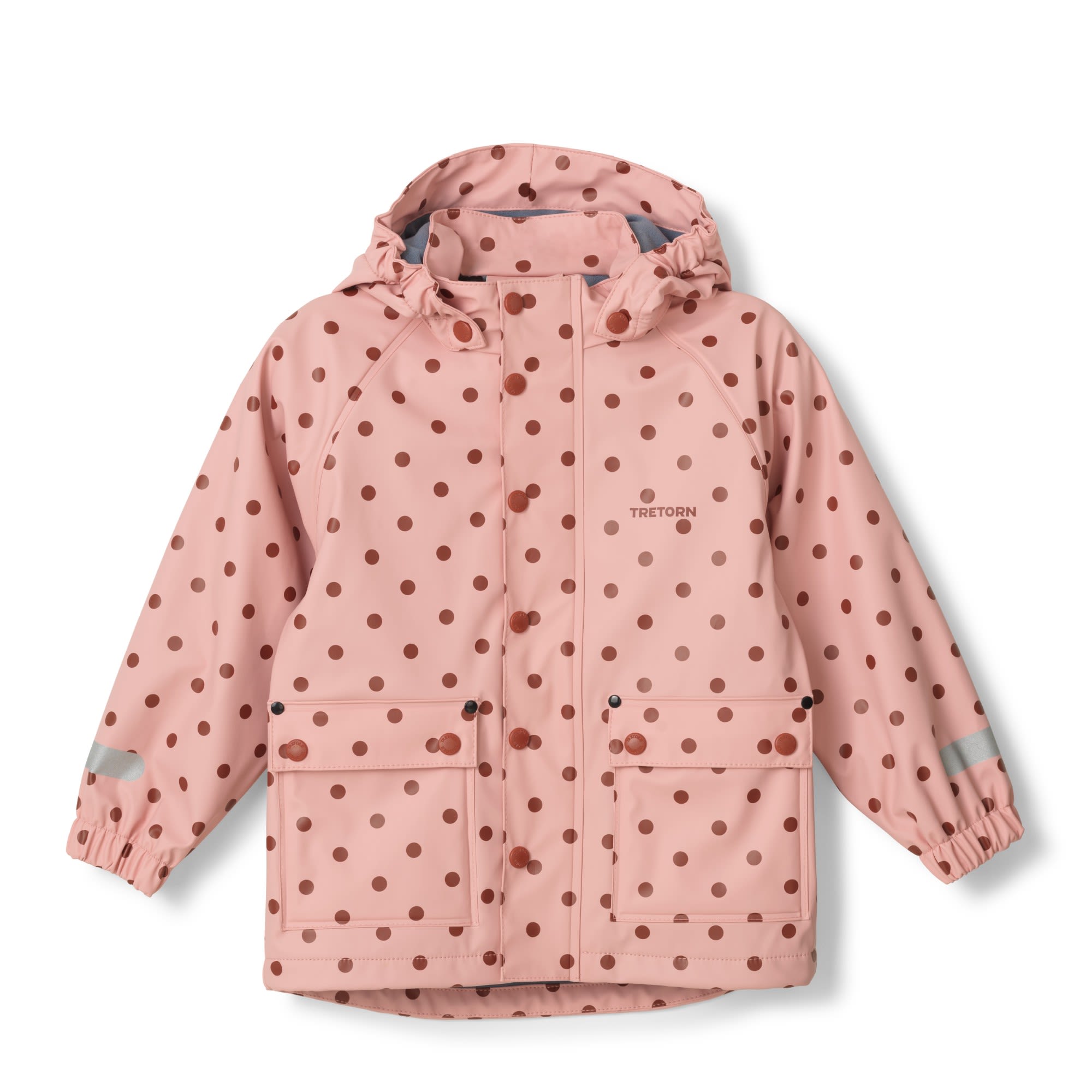 Tretorn Kids Wings Fleece Coat Pink- Anoraks- Grsse 98 - 104 - Farbe Light Rose - Dot