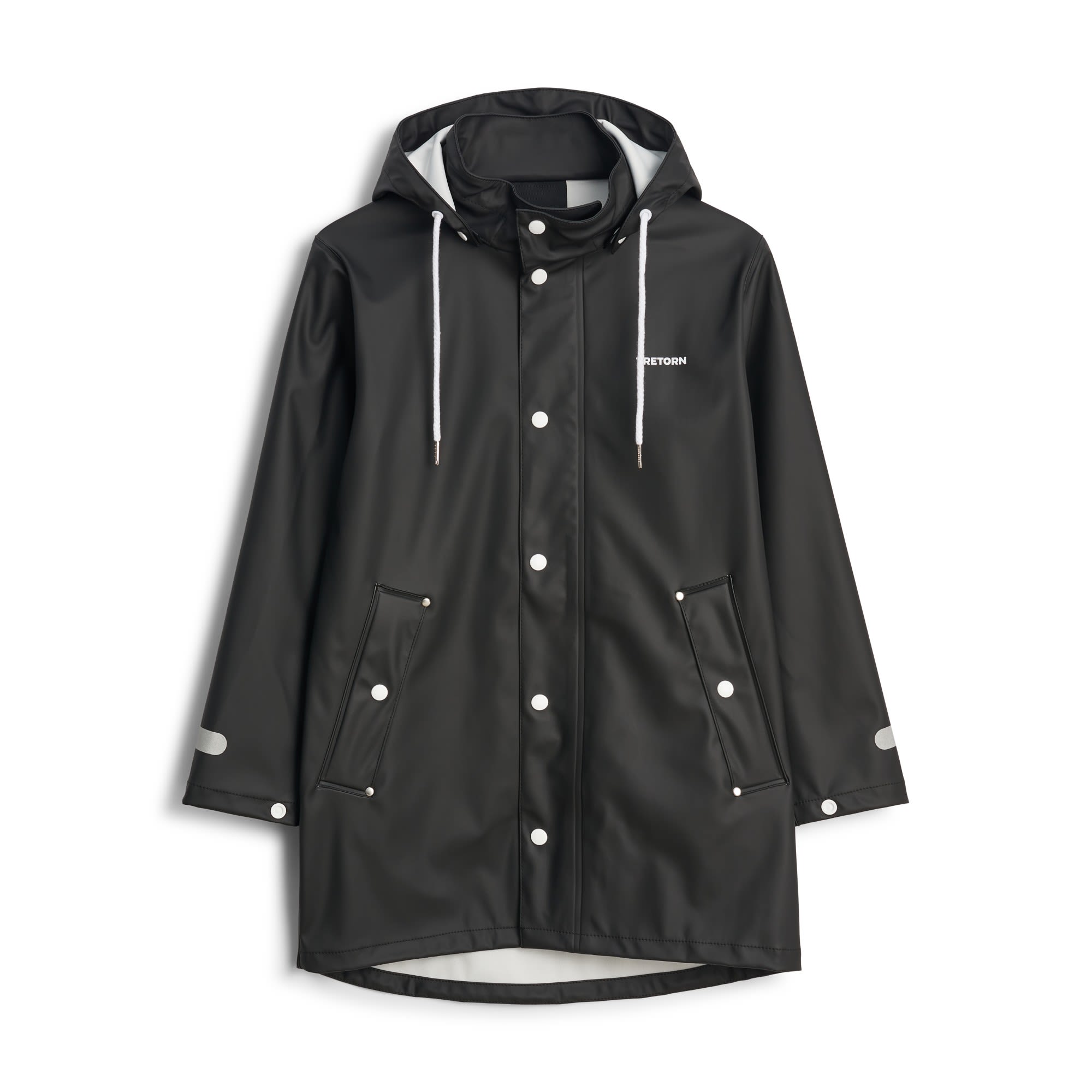 Tretorn Kids Wings Rain Jacket Schwarz- Anoraks- Grsse 122 - 128 - Farbe Black