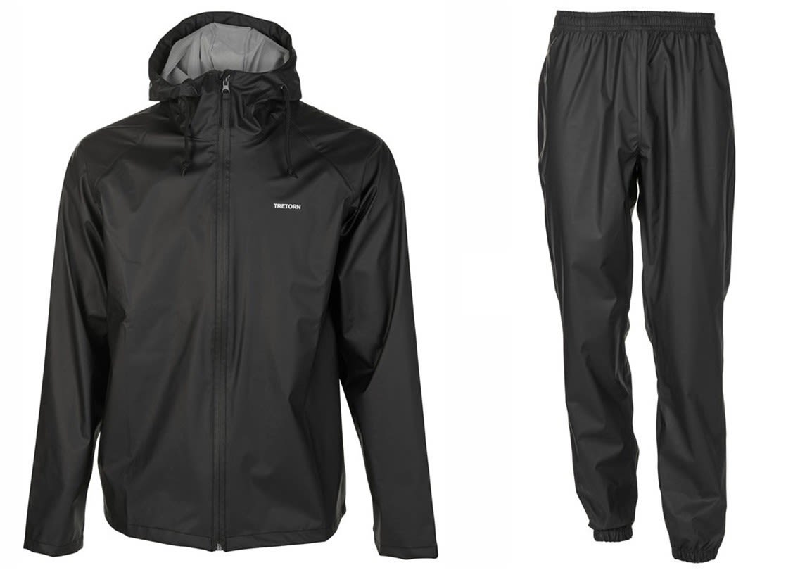 Tretorn Packable Rain Set Schwarz- Softshellhosen- Grsse XS - Farbe Black