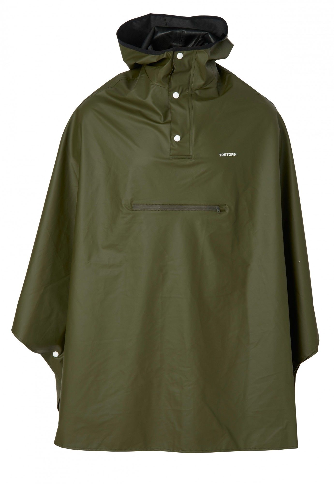 Tretorn PU Light Rainponcho Grn - Oliv- Anoraks- Grsse One Size - Farbe Forest Green