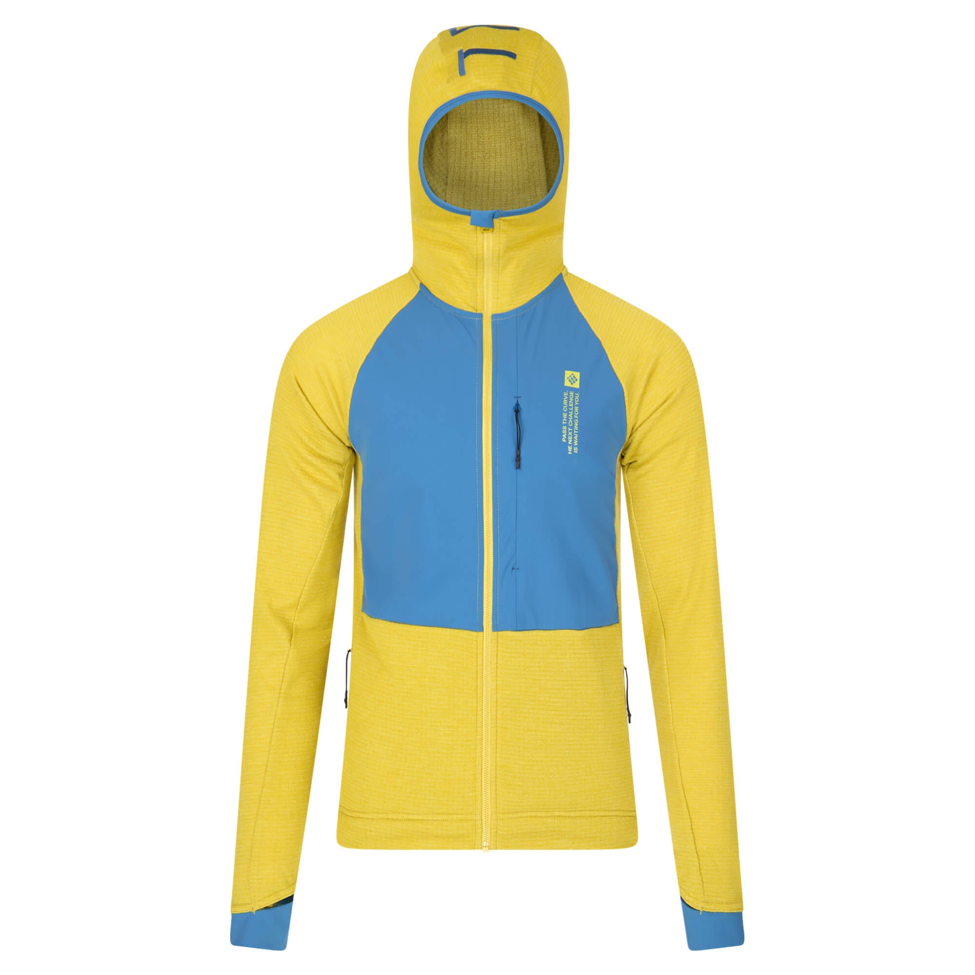 Triple2 Buuz SUB Colorblock - Blau - Grn- Male Merino Ponchos und Capes- Grsse XL - Farbe Cress Green