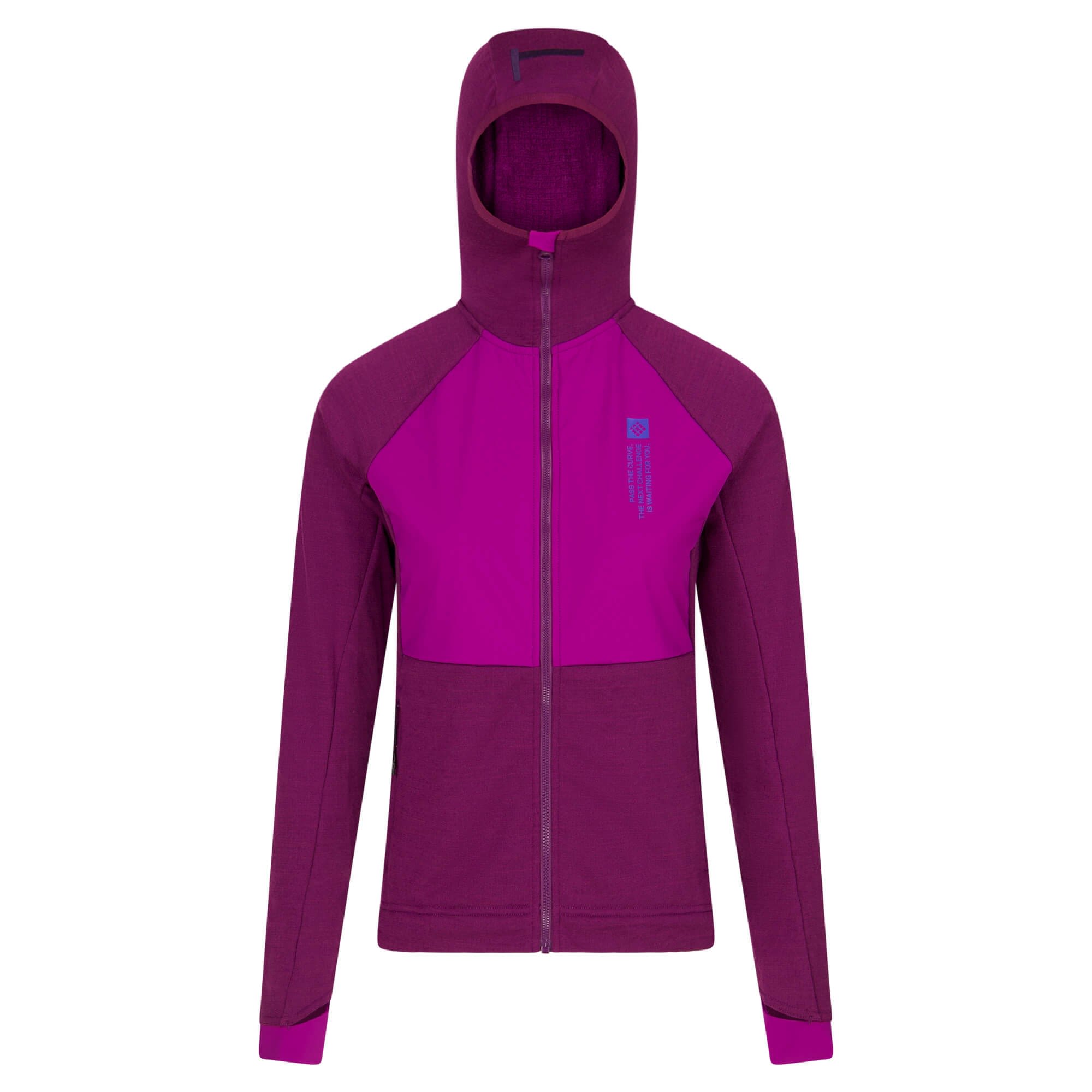 Triple2 Buuz SUB Lila- Female Merino Isolationsjacken- Grsse XS - Farbe Gloxinia