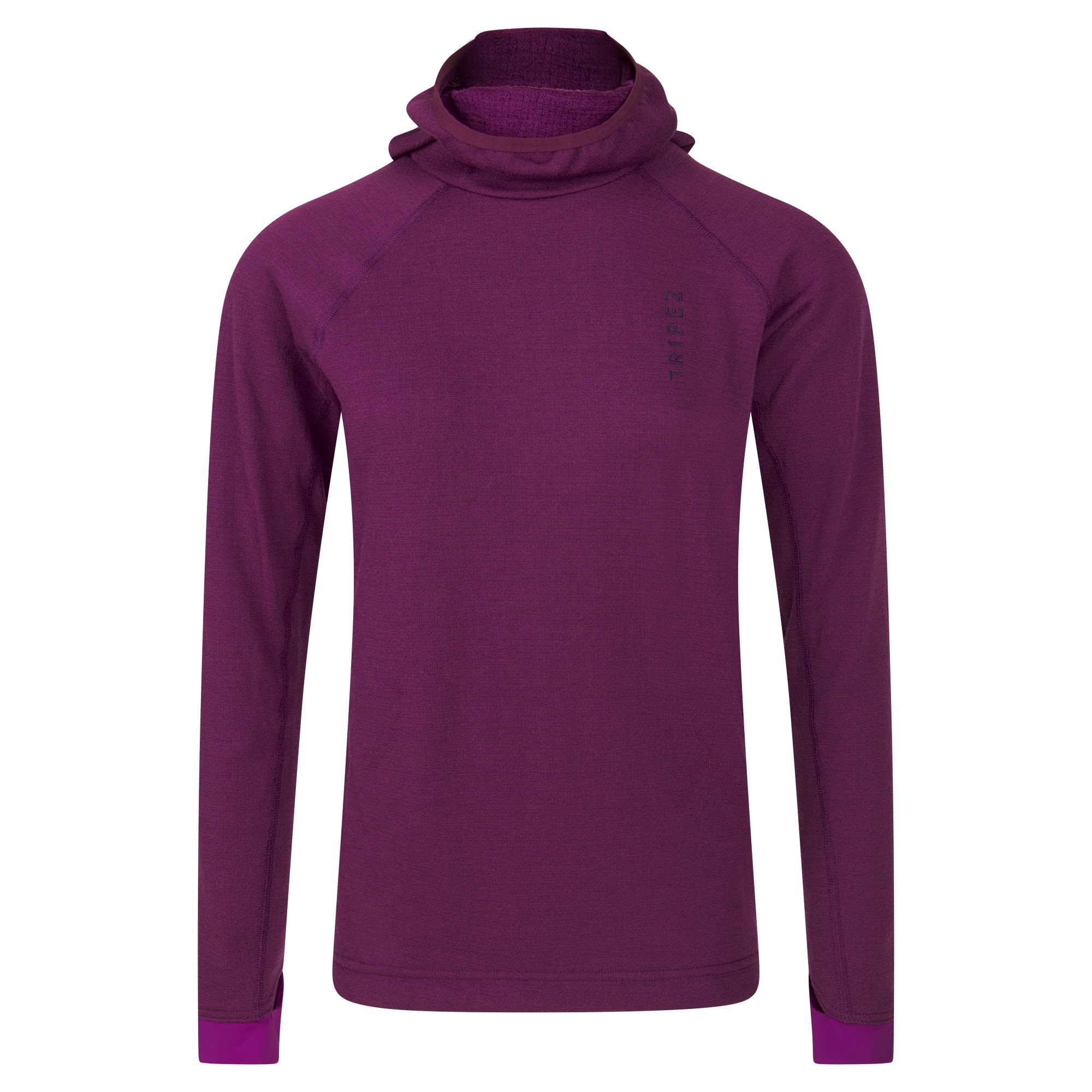 Triple2 Kapp SUB Lila- Female Merino Sweaters und Hoodies- Grsse XS - Farbe Gloxinia