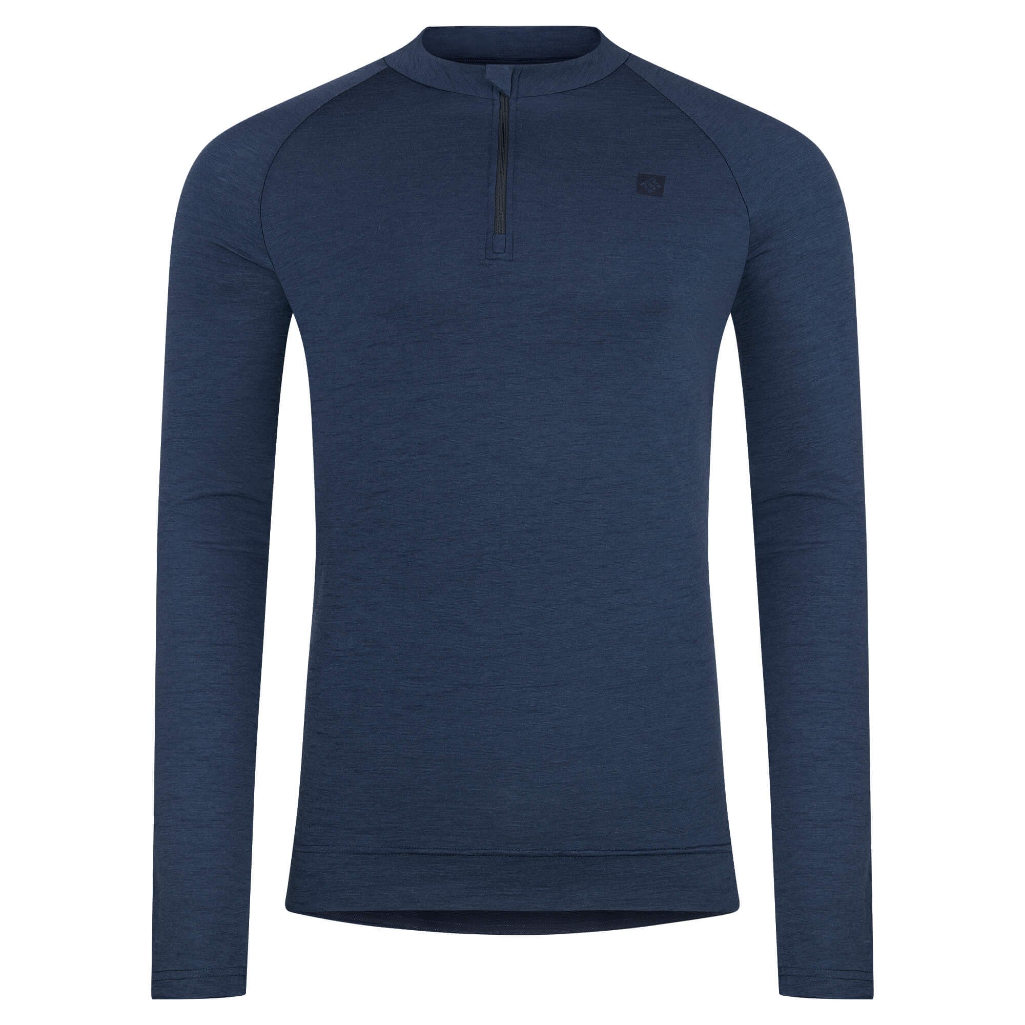 Triple2 Swet Long-Sleeve SUB Blau- Male Merino Langarm-Shirts- Grsse S - Farbe Blue Nights