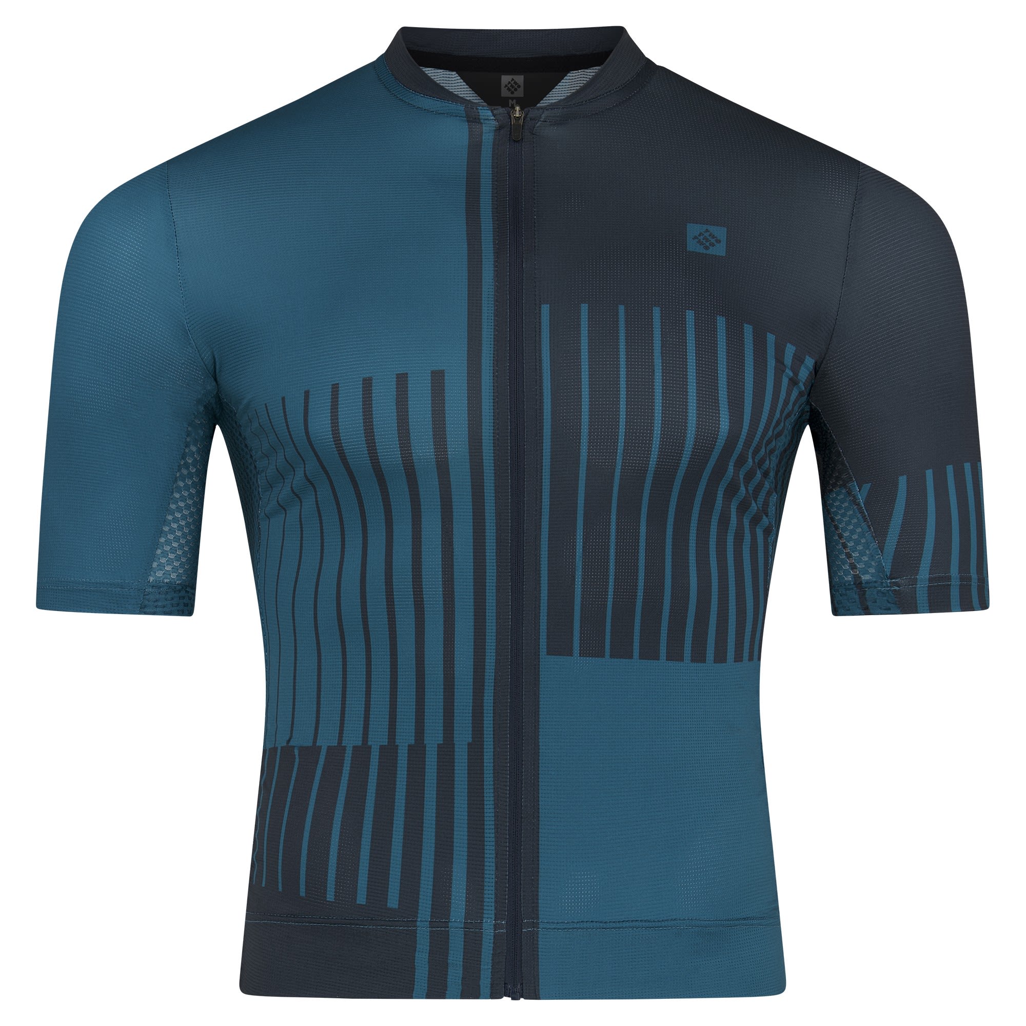 Triple2 Velozip Evo Blau- Male Kurzarm-Shirts- Grsse S - Farbe Blue Steel