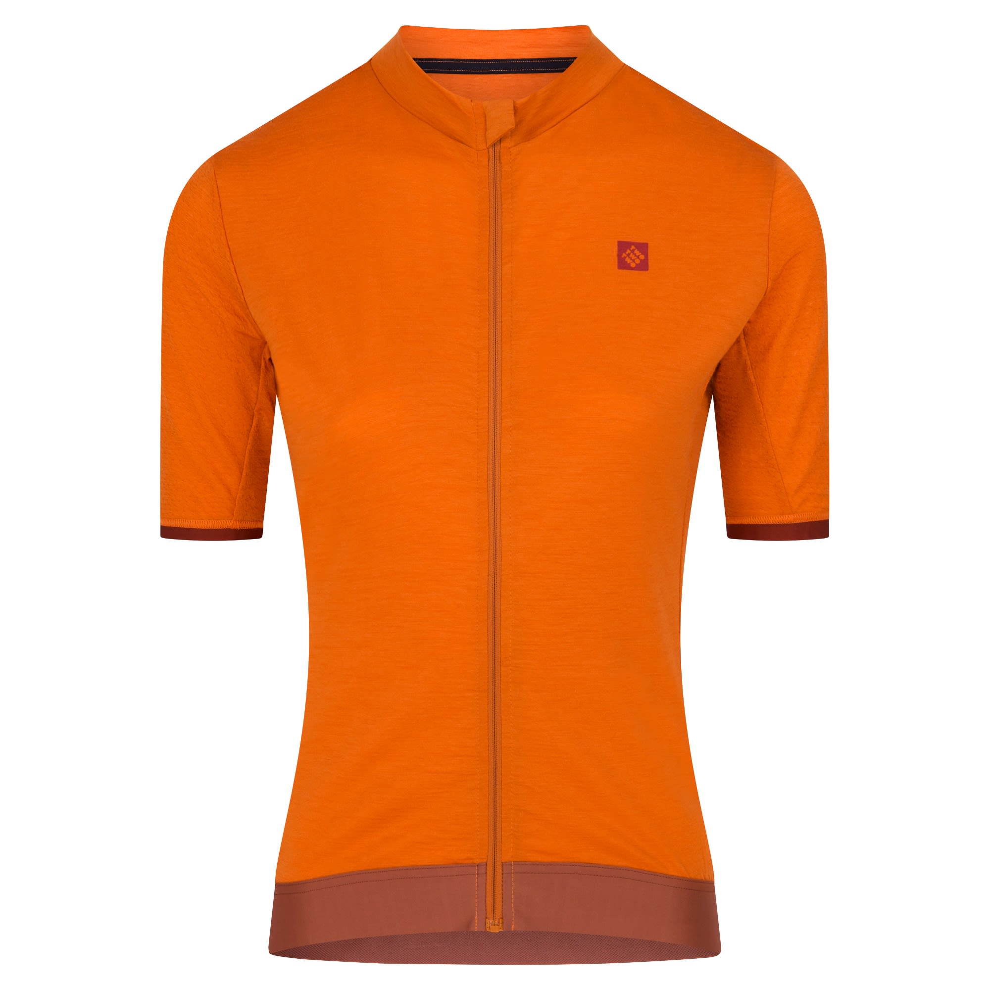 Triple2 Velozip SUB Orange- Female Merino Kurzarm-Shirts- Grsse XS - Farbe Gold Flame