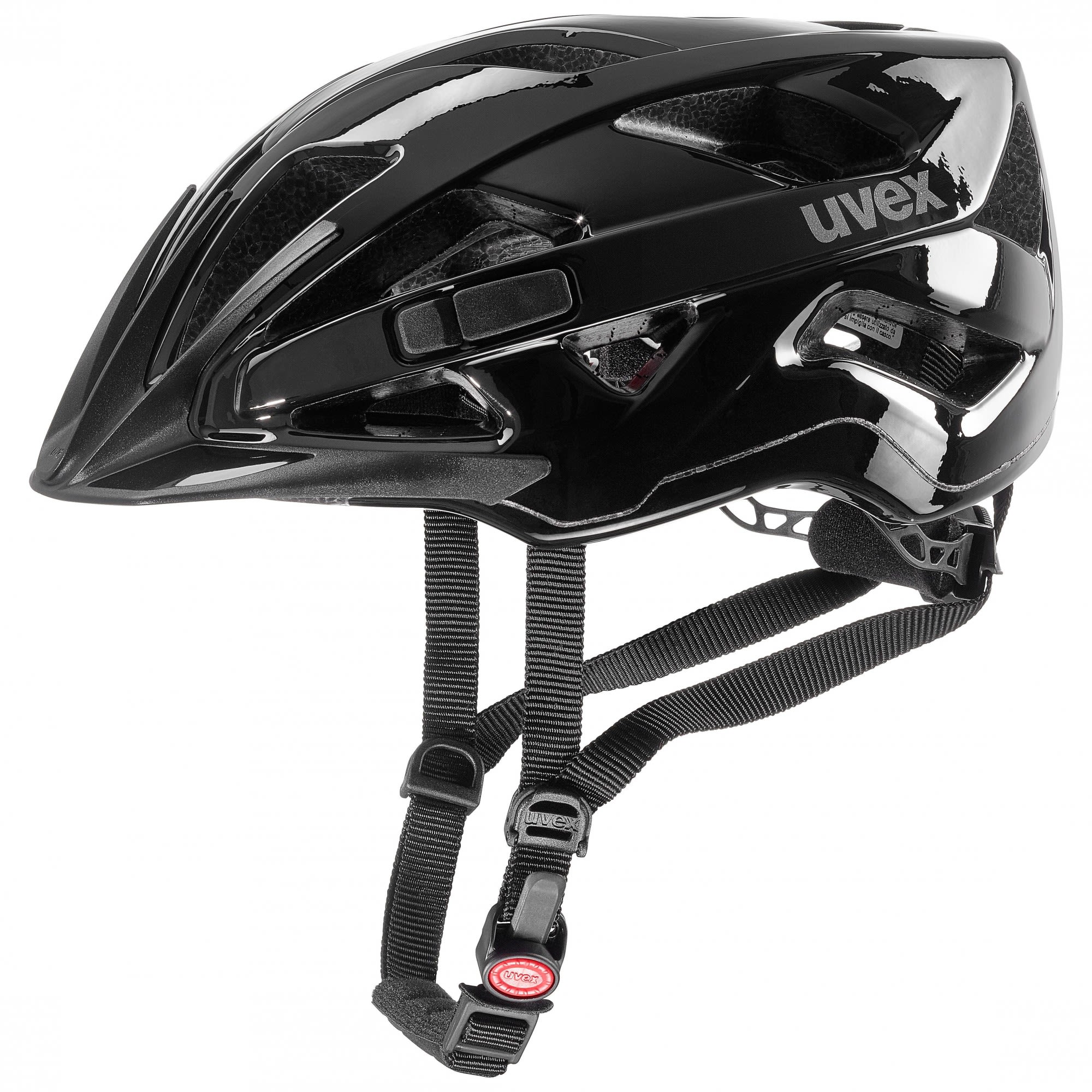 Uvex Active Schwarz- Fahrradhelme- Grsse 52 - 57 cm - Farbe Black Shiny